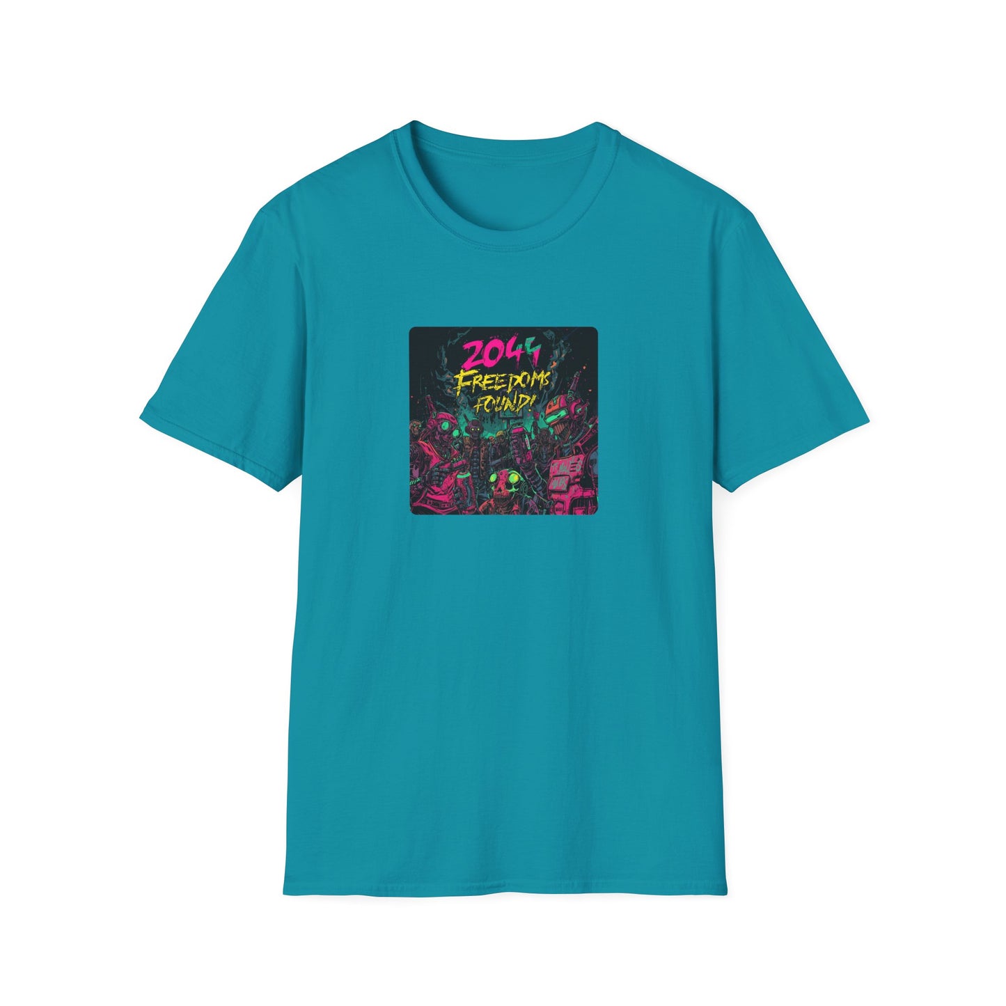 2044 Freedom Found - Cyberpunk T-Shirt