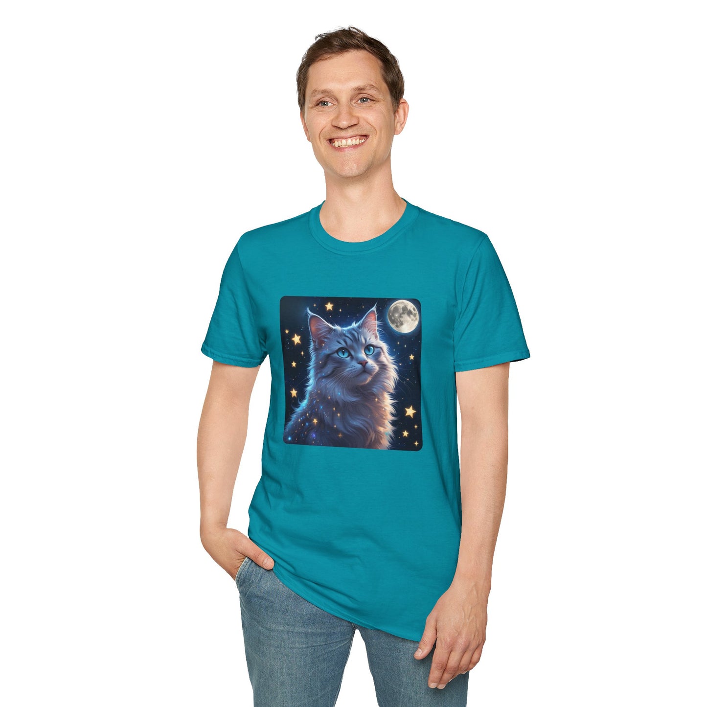 Celestial Cat Dreams T-Shirt