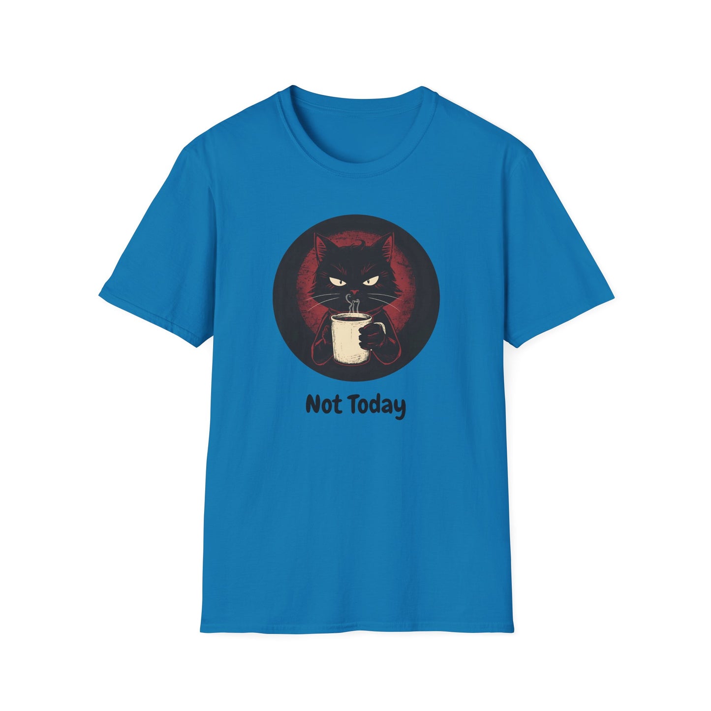 Not Today Cat T-Shirt - Grumpy Cat with Attitude