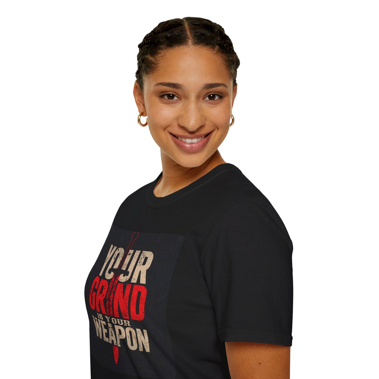 Your Grind Is Your Weapon - Motivational Power Tee