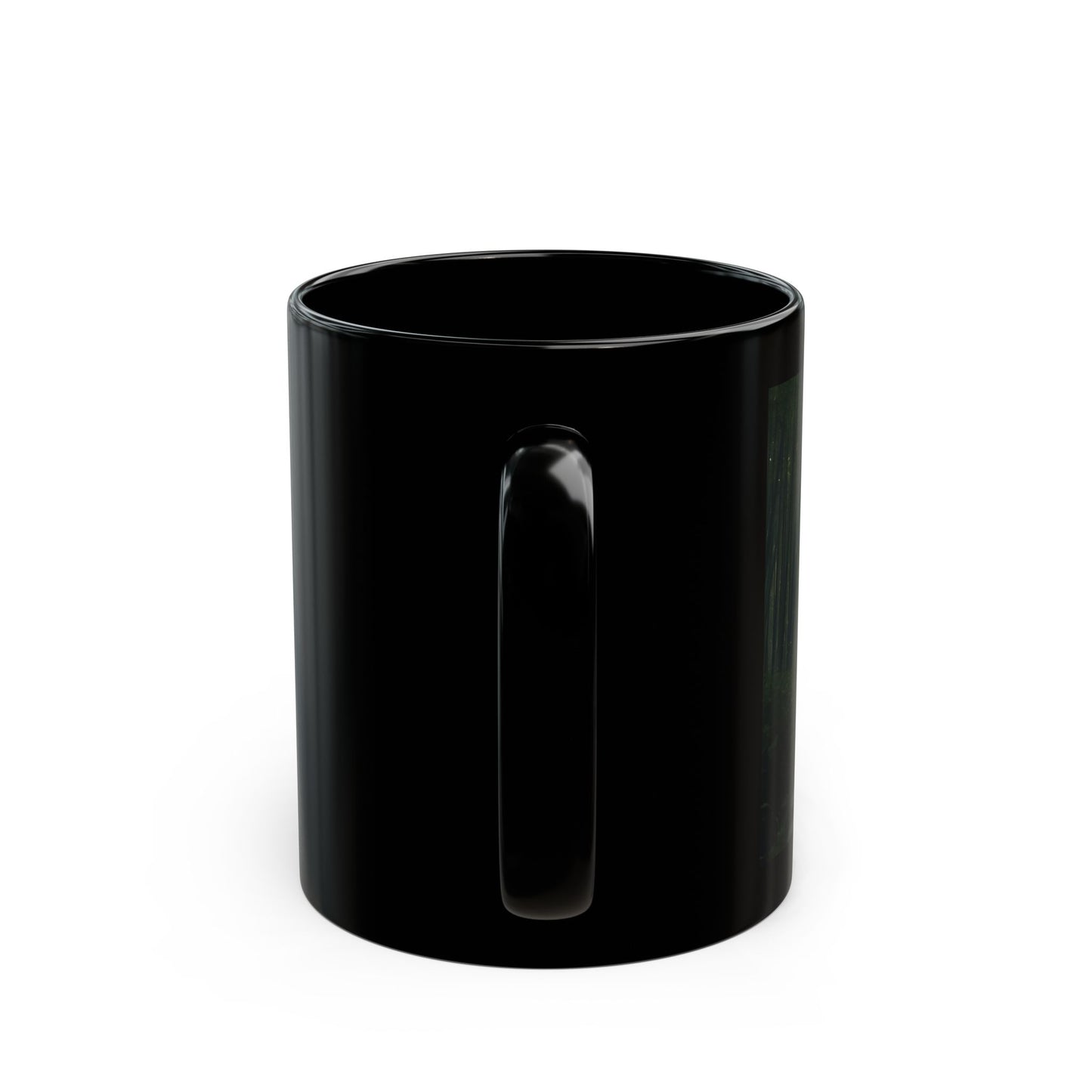 Whispers of the Bamboo Grove Mug - Side View -Black mug