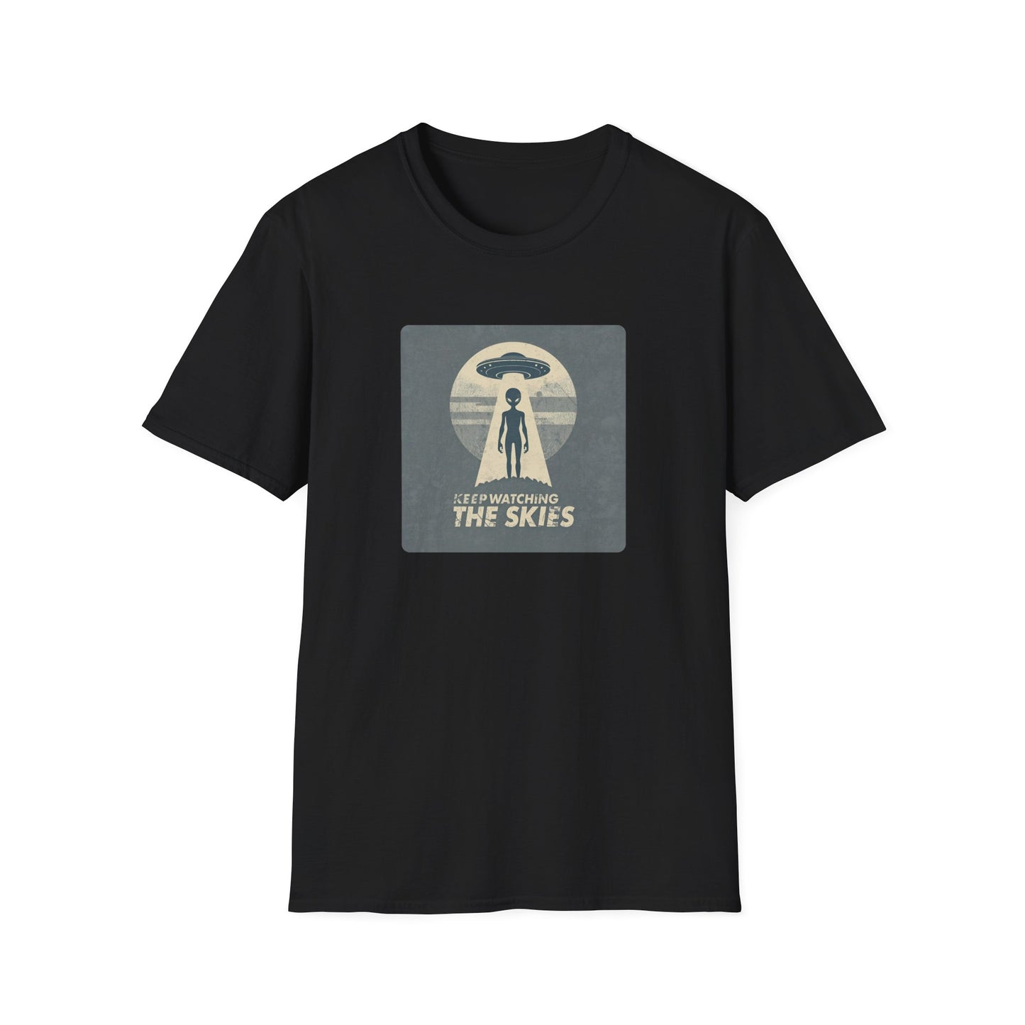 Keep Watching the Skies T-Shirt — Vintage UFO Encounter Graphic Tee