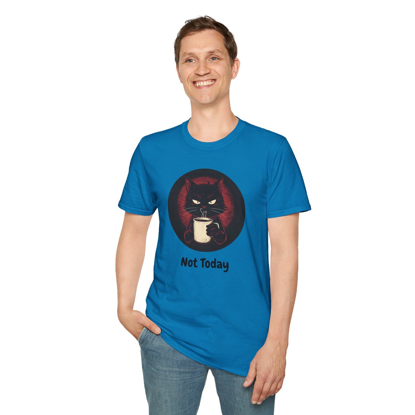 Not Today Cat T-Shirt - Grumpy Cat with Attitude