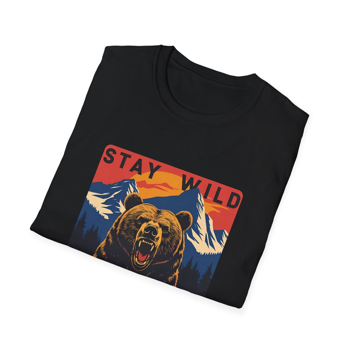 Stay Wild - Bear Graphic T-Shirt