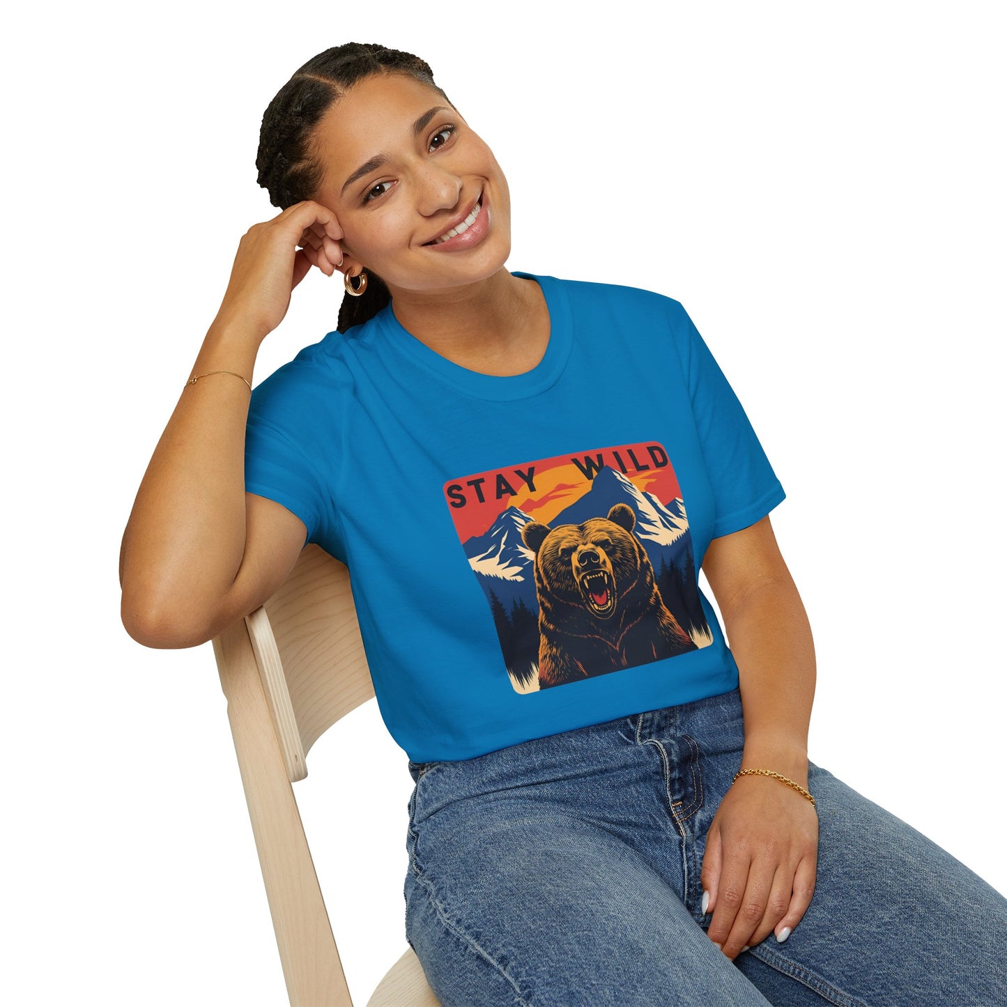 Stay Wild - Bear Graphic T-Shirt
