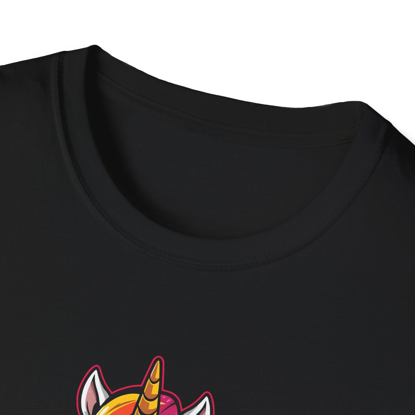 Majestic As Fck Unicorn T-Shirt – Angry Neon Rainbow Unicorn Tee