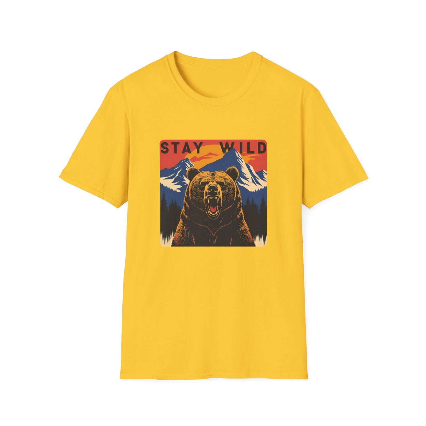 Stay Wild - Bear Graphic T-Shirt
