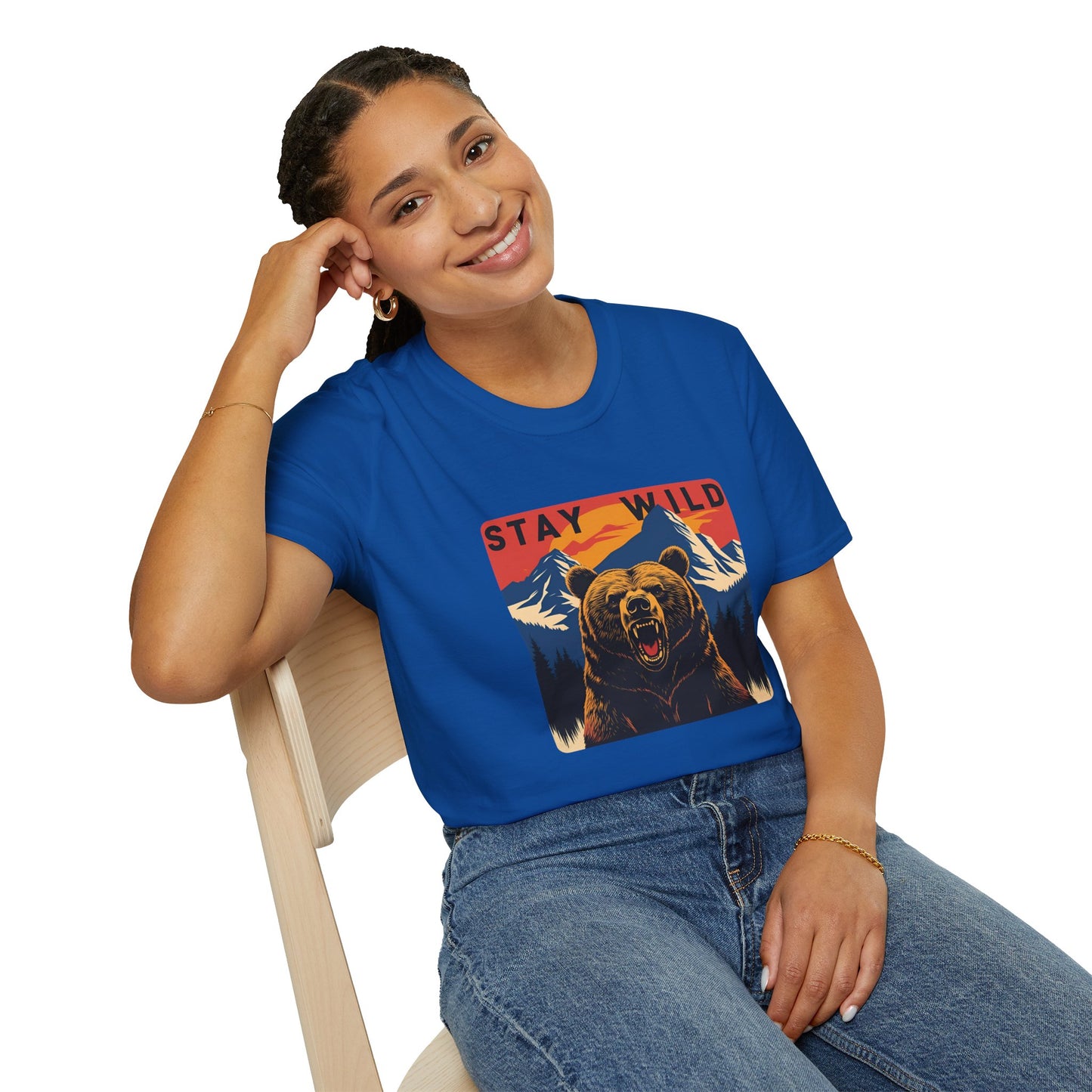 Stay Wild - Bear Graphic T-Shirt
