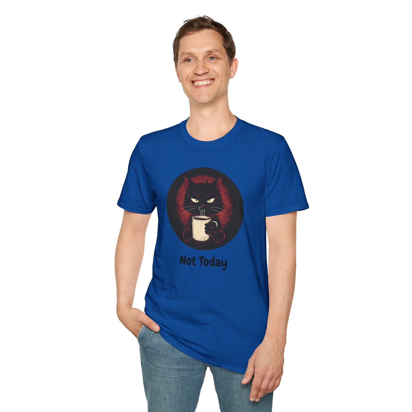 Not Today Cat T-Shirt - Grumpy Cat with Attitude