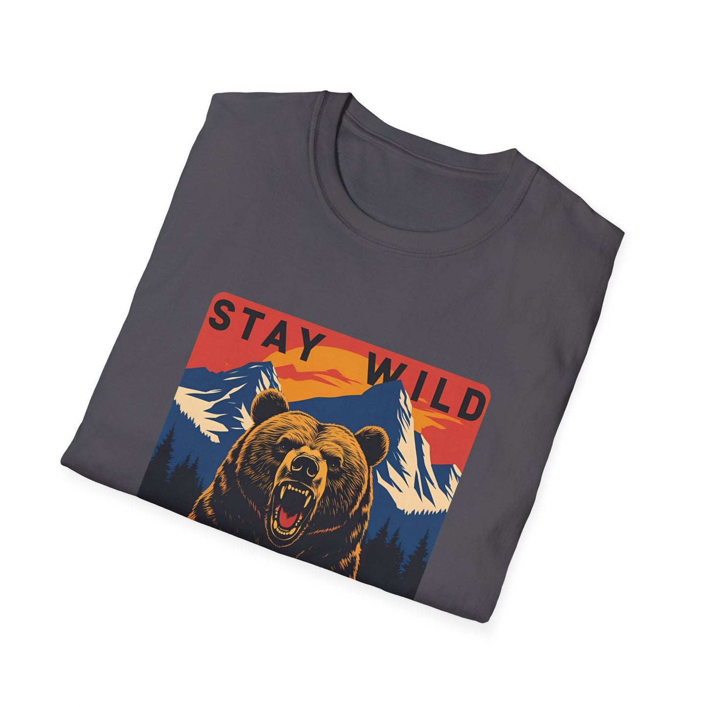 Stay Wild - Bear Graphic T-Shirt