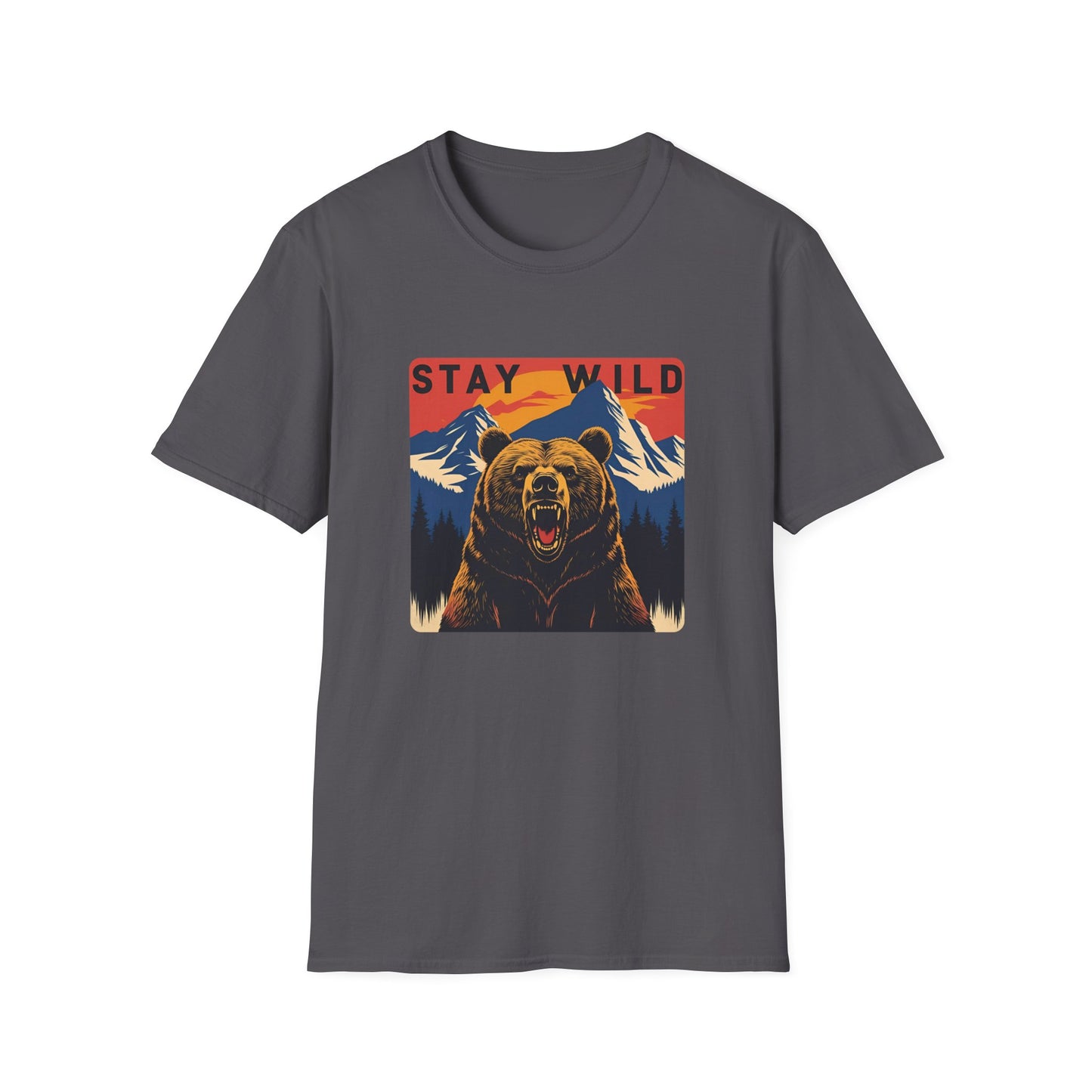 Stay Wild - Bear Graphic T-Shirt