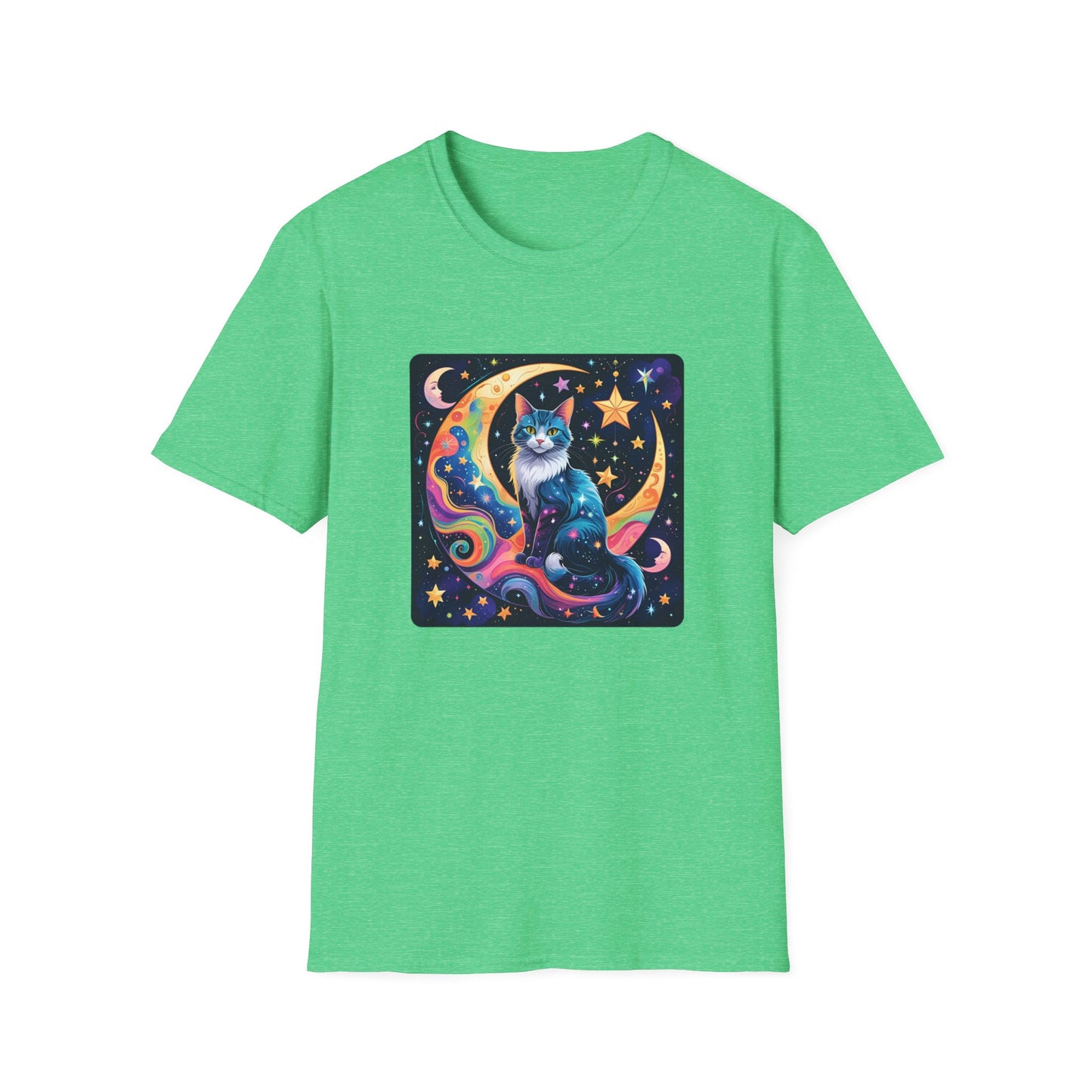 Psychedelic Moon Cat T-Shirt