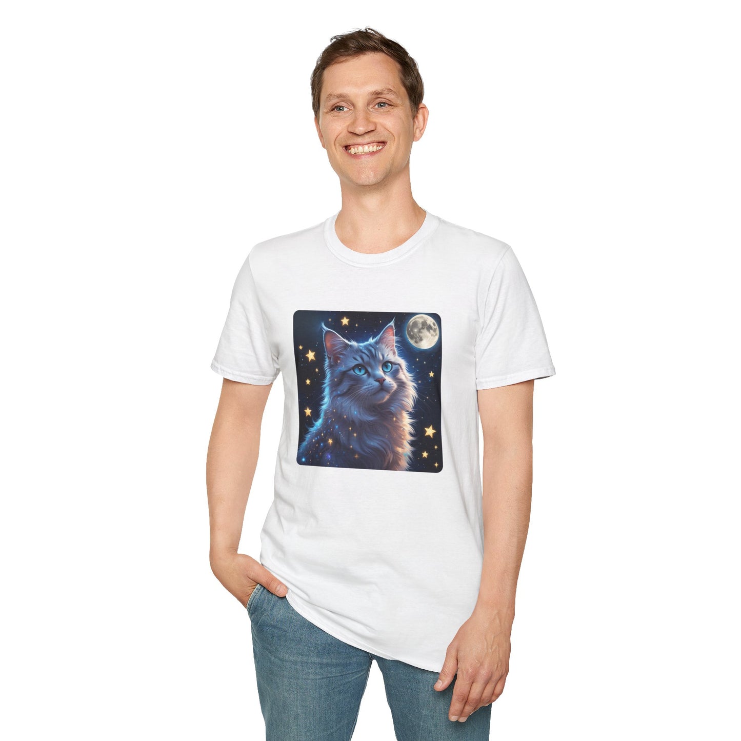 Celestial Cat Dreams T-Shirt