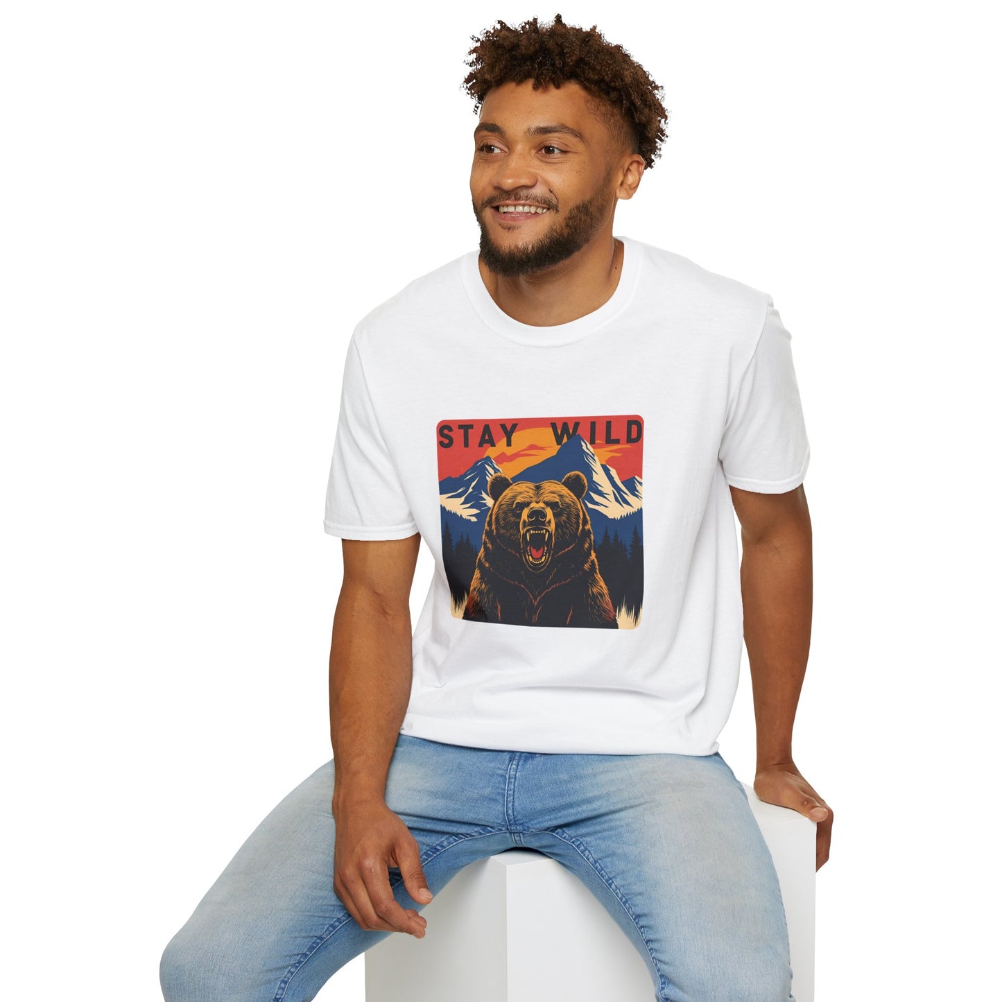 Stay Wild - Bear Graphic T-Shirt
