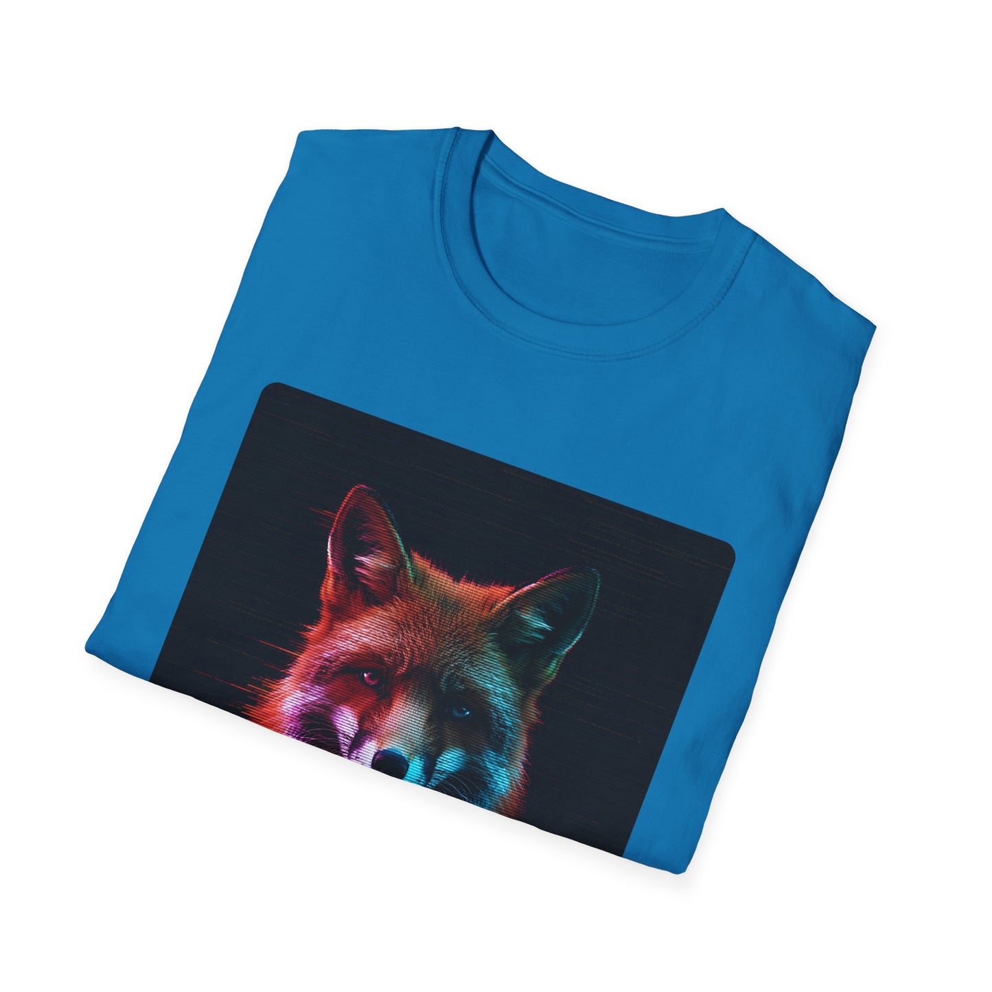 Pixel Fade – Glitched Fox Static Tee