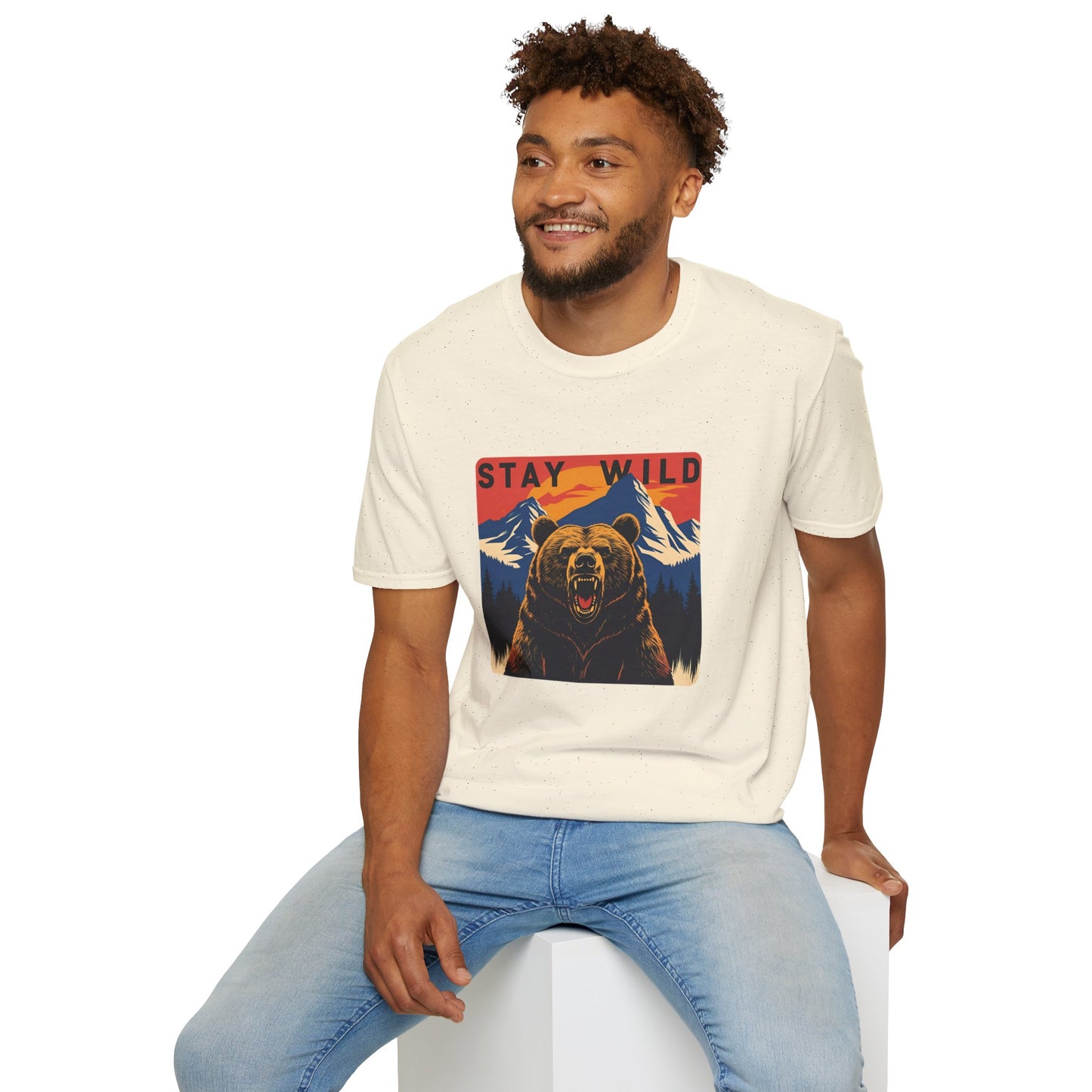 Stay Wild - Bear Graphic T-Shirt