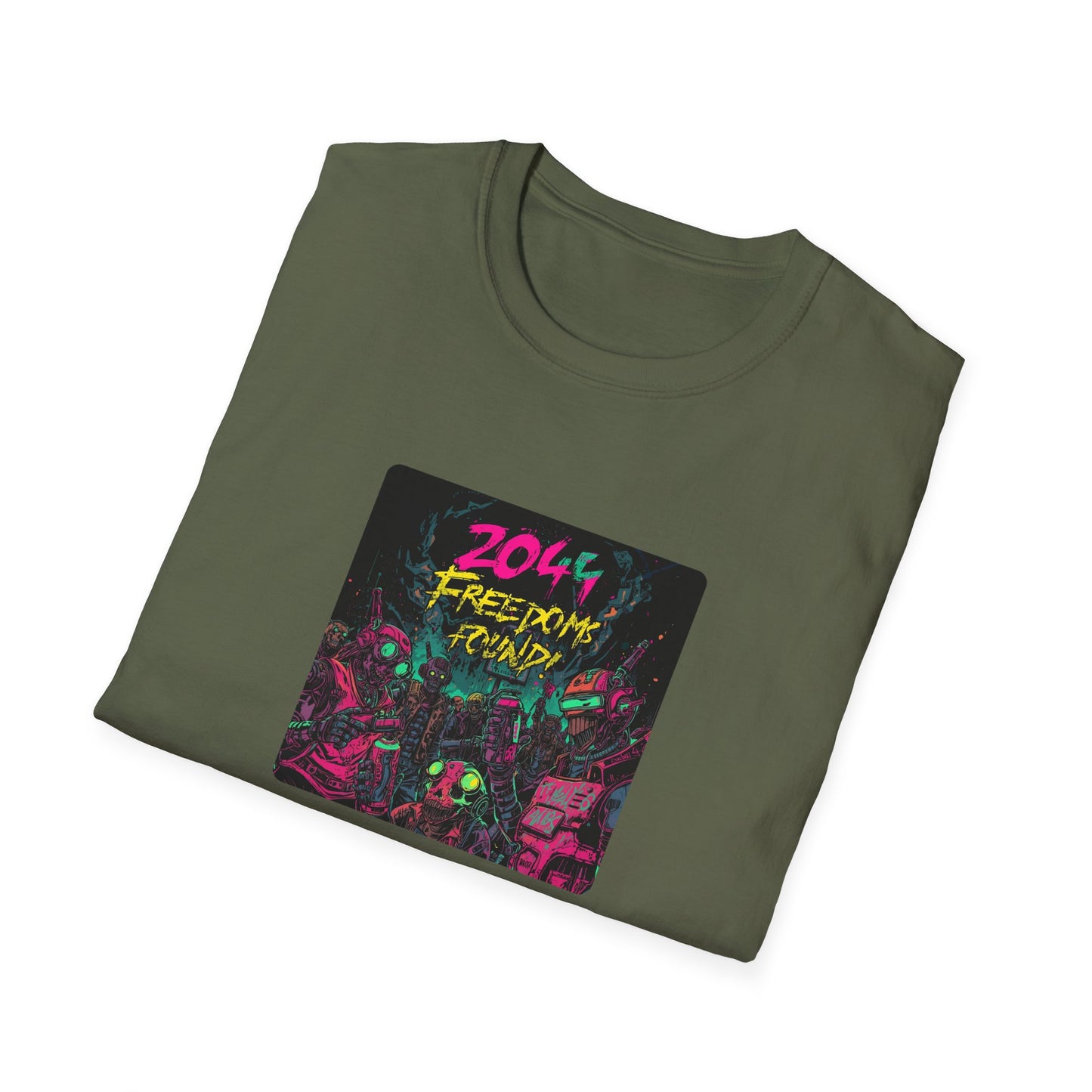 2044 Freedom Found - Cyberpunk T-Shirt
