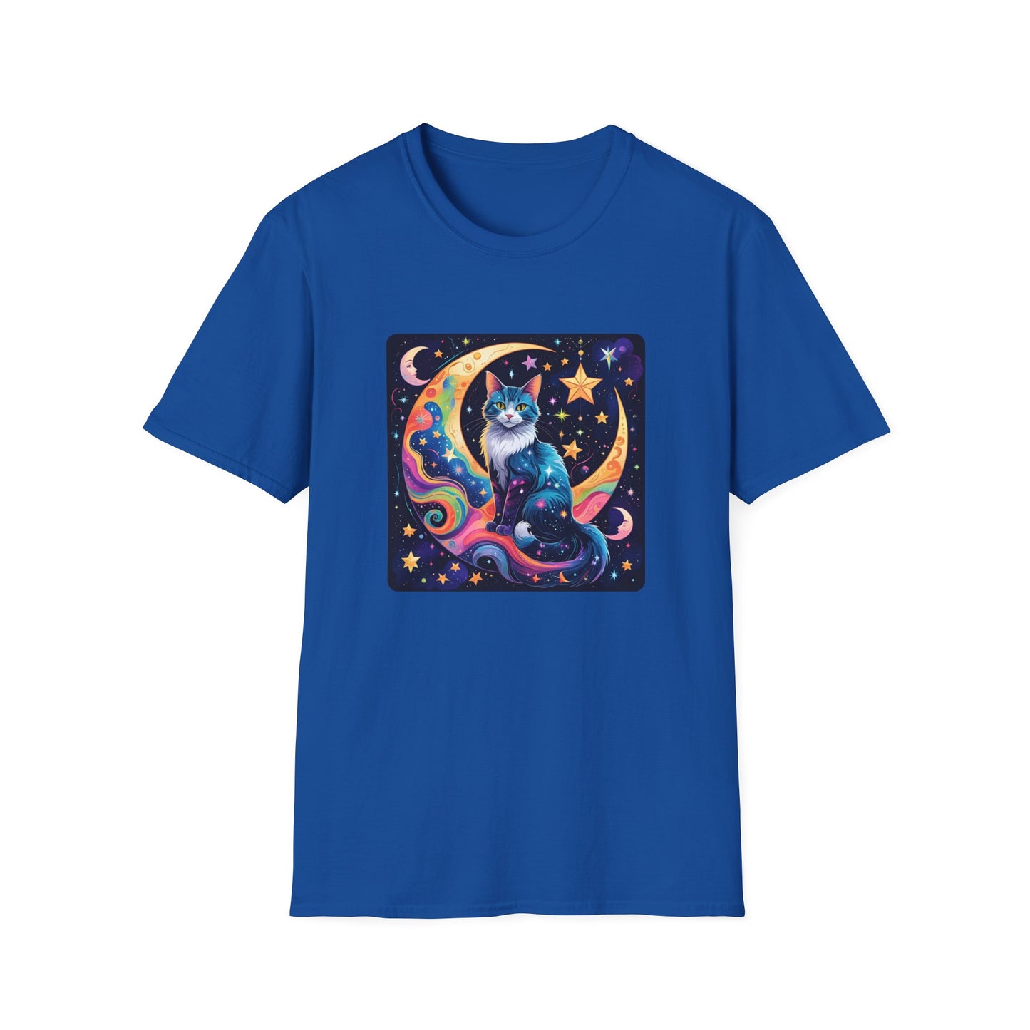 Psychedelic Moon Cat T-Shirt