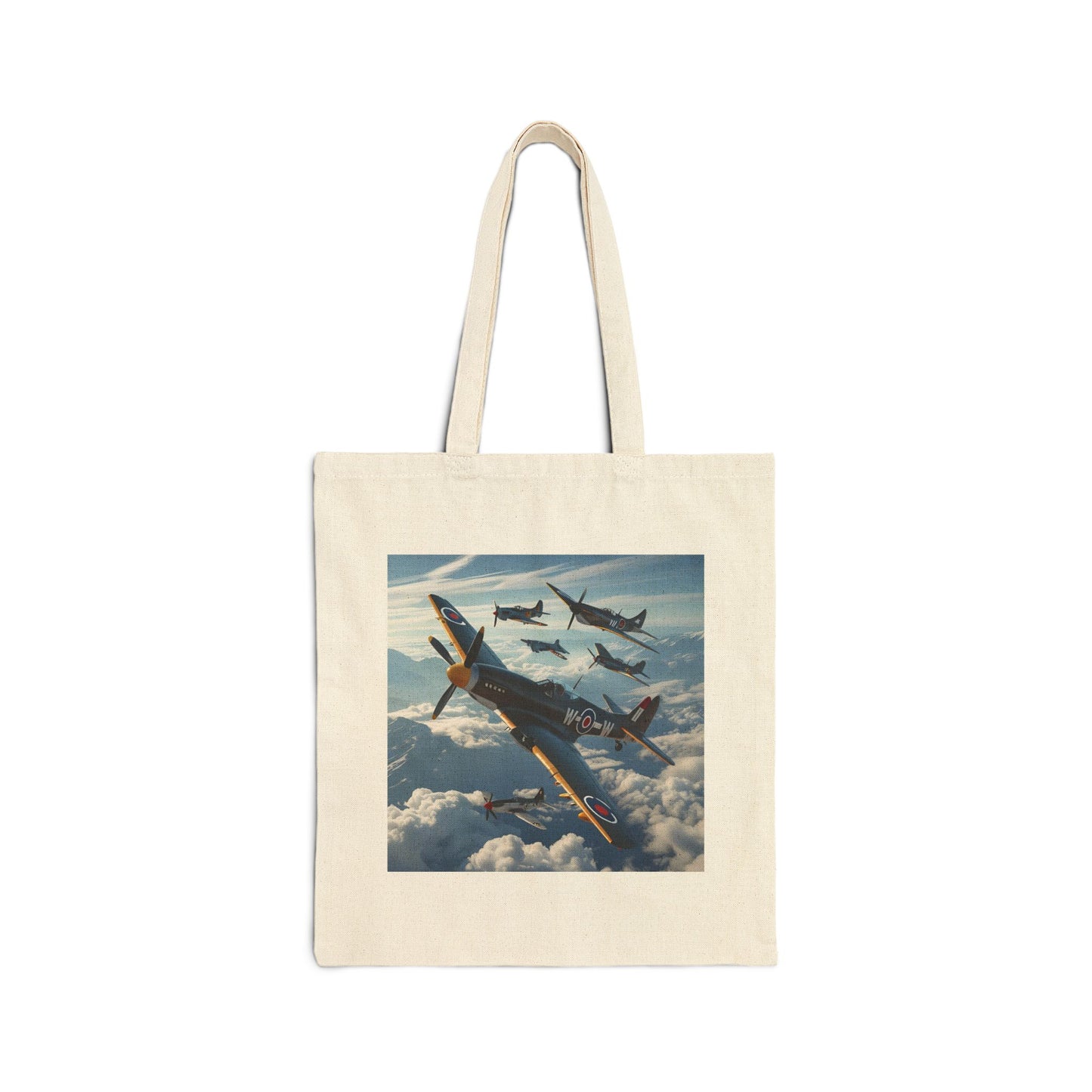 Wings of Valor Tote Bag in Natural