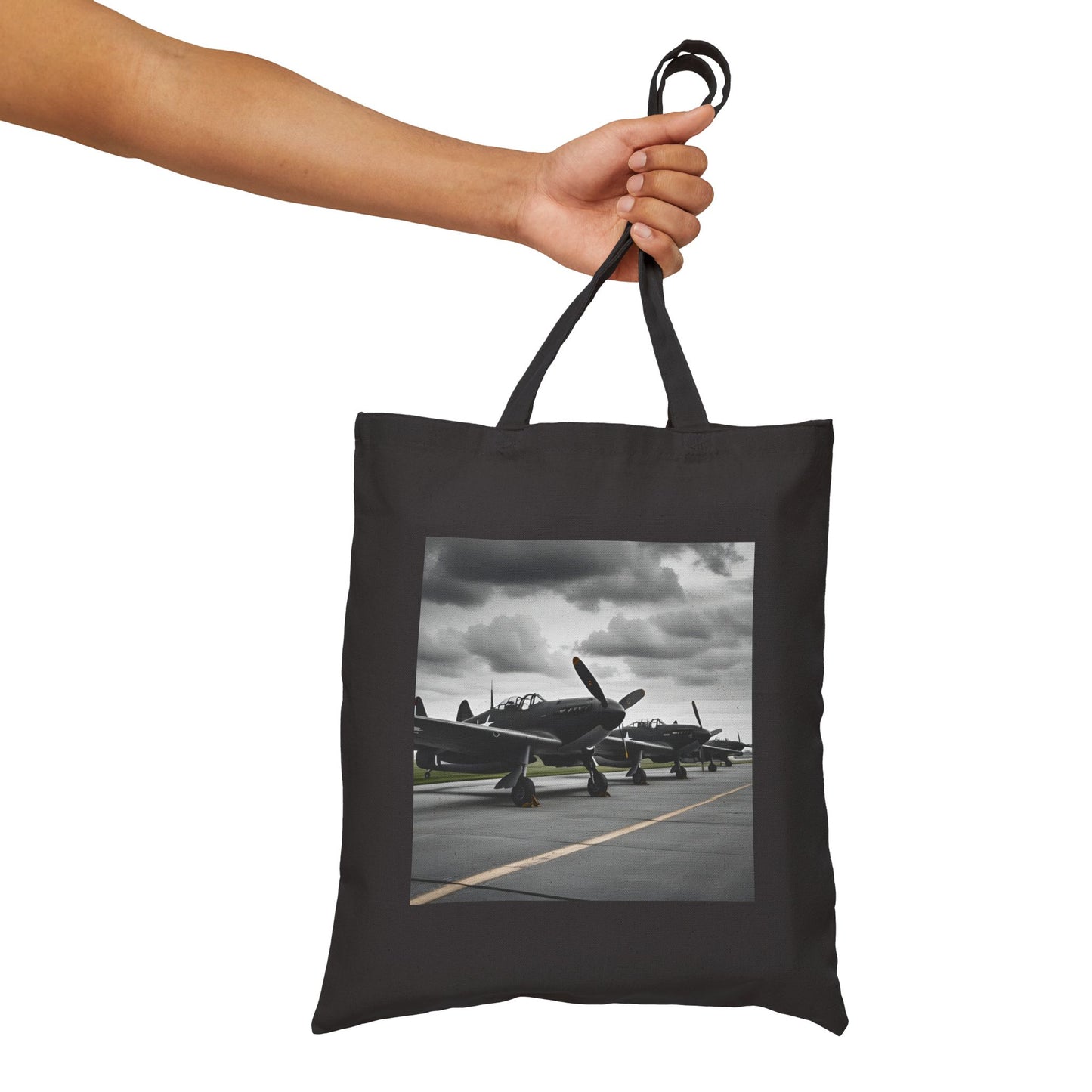 Grounded Glory Tote Bag in Black