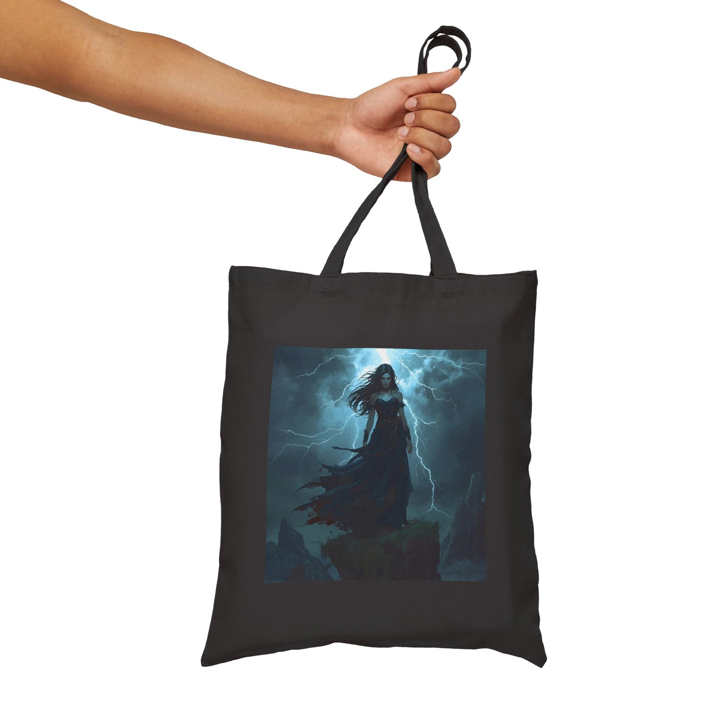 Stormbound Oracle Tote Bag in Black