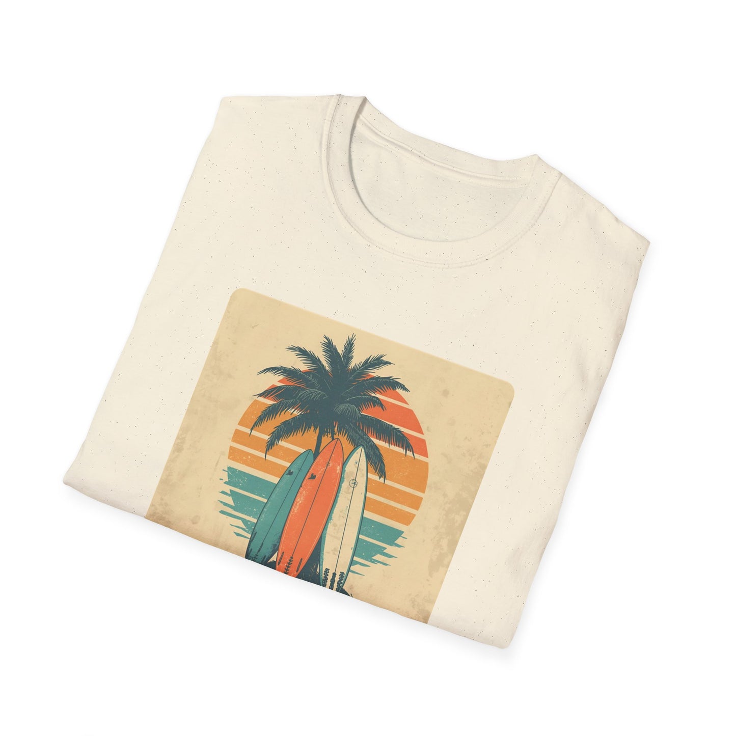 Retro Surfboard Trio – Vintage Surf Culture Tee