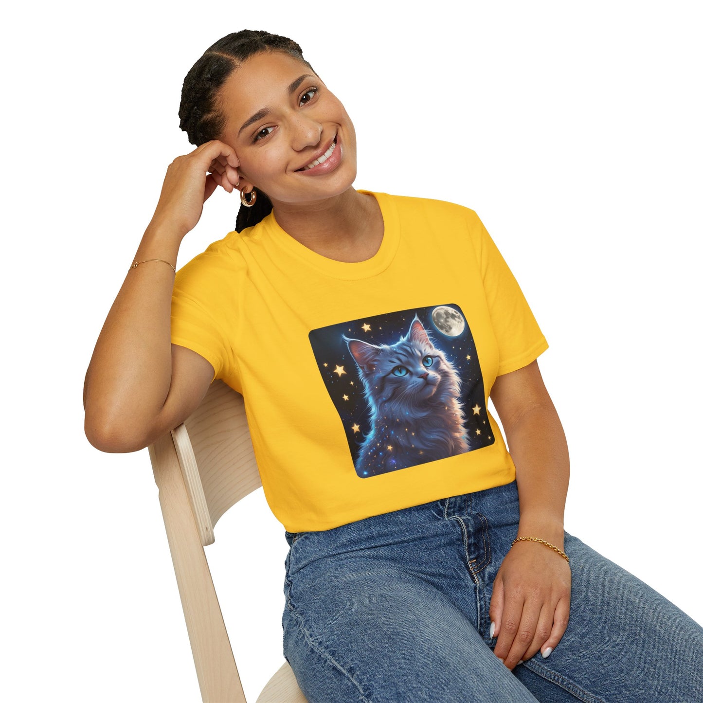 Celestial Cat Dreams T-Shirt