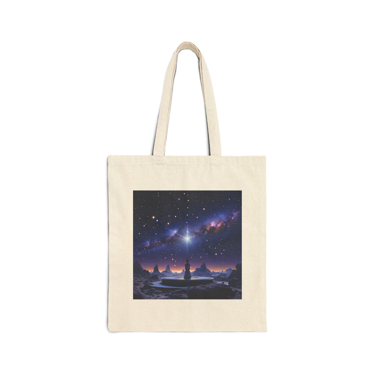 Cosmic Serenity Tote Bag in Natural