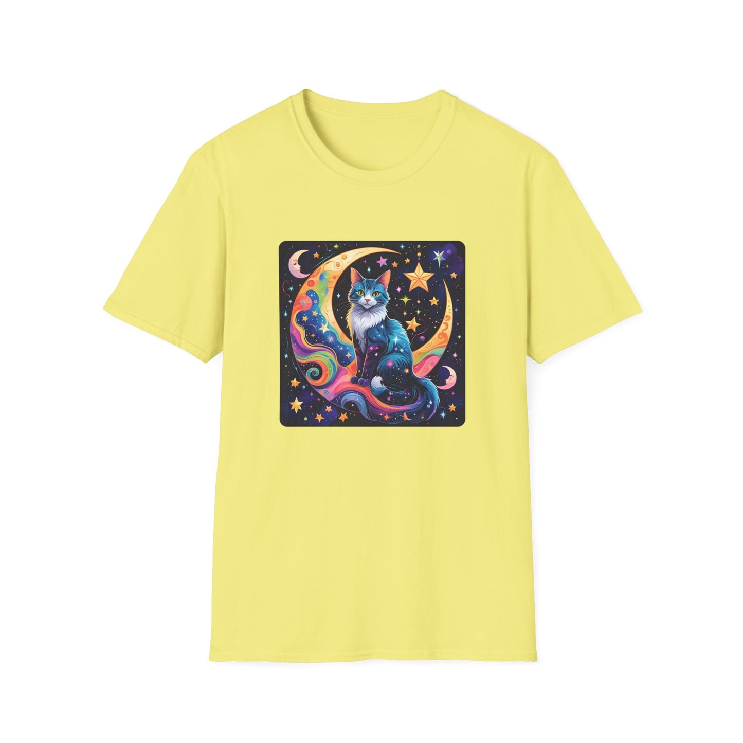 Psychedelic Moon Cat T-Shirt