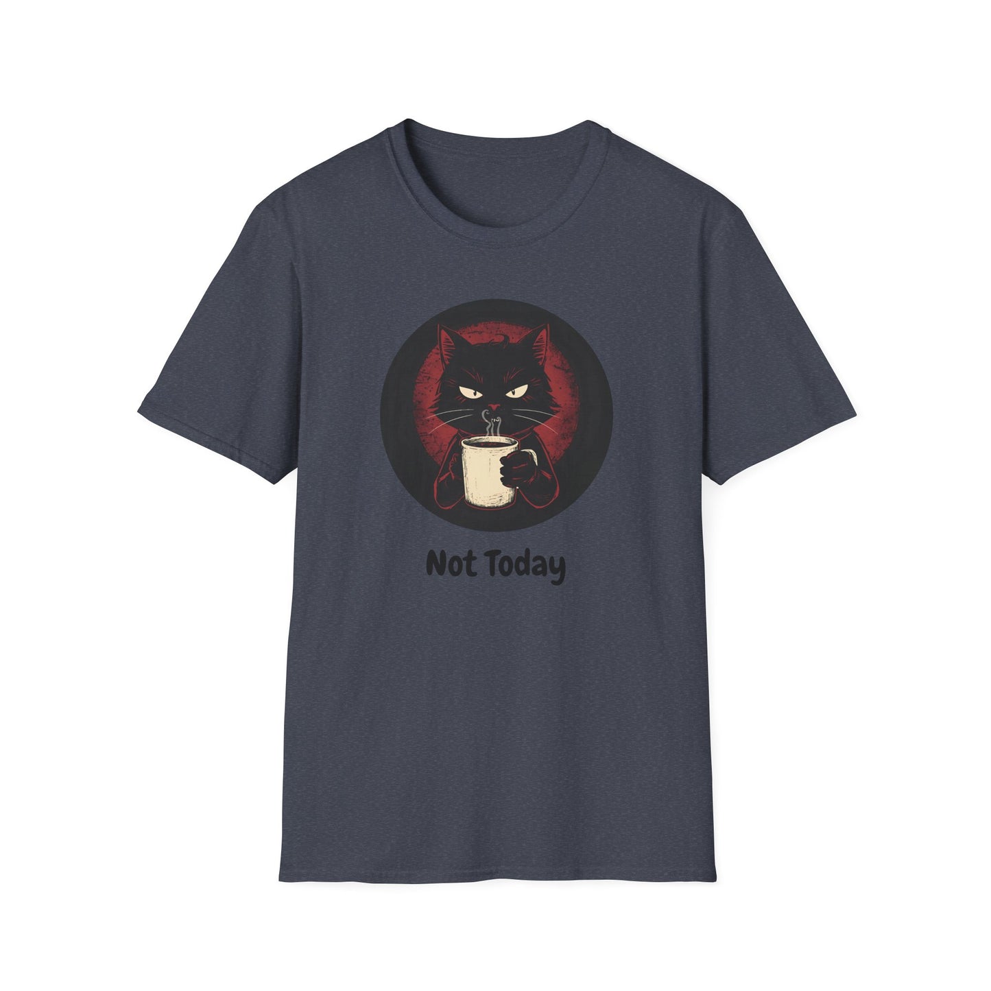 Not Today Cat T-Shirt - Grumpy Cat with Attitude