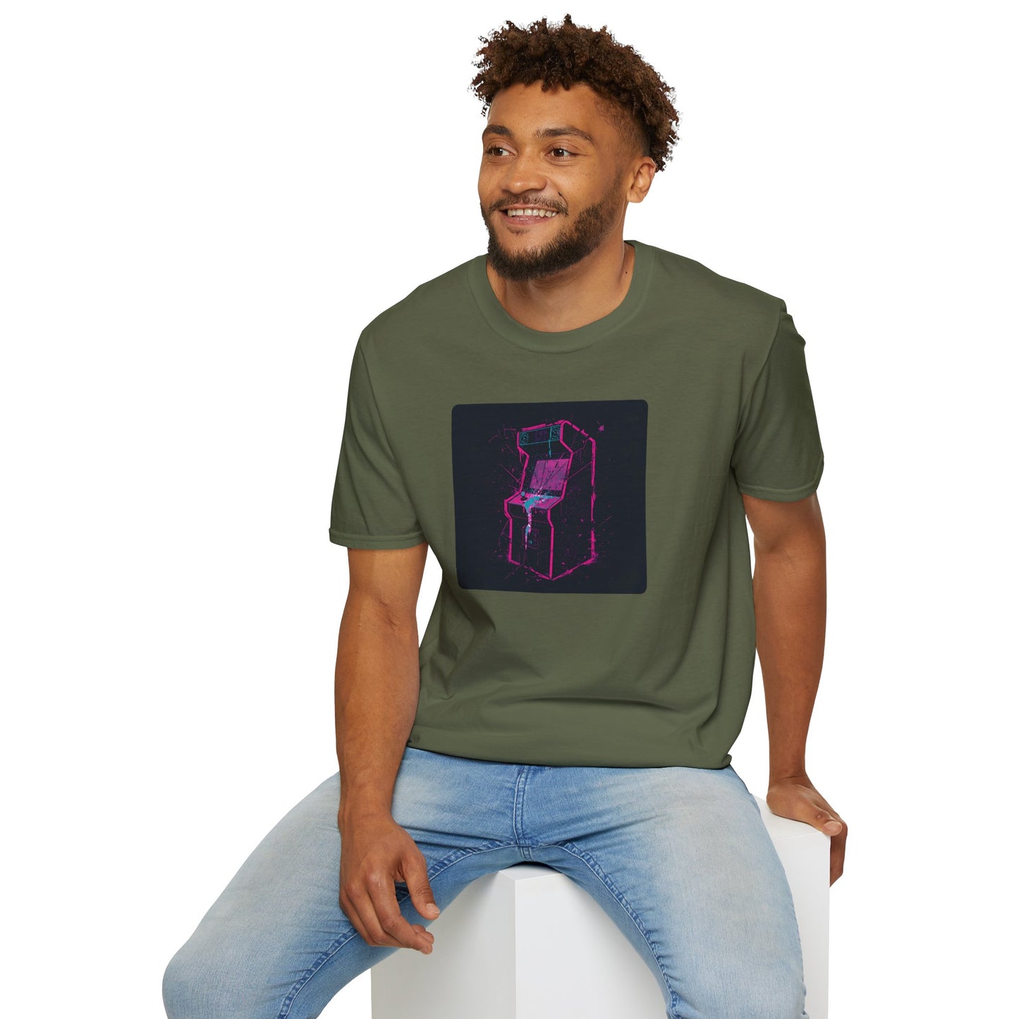 Insert Coin to Continue” — Retro Arcade Machine T-Shirt