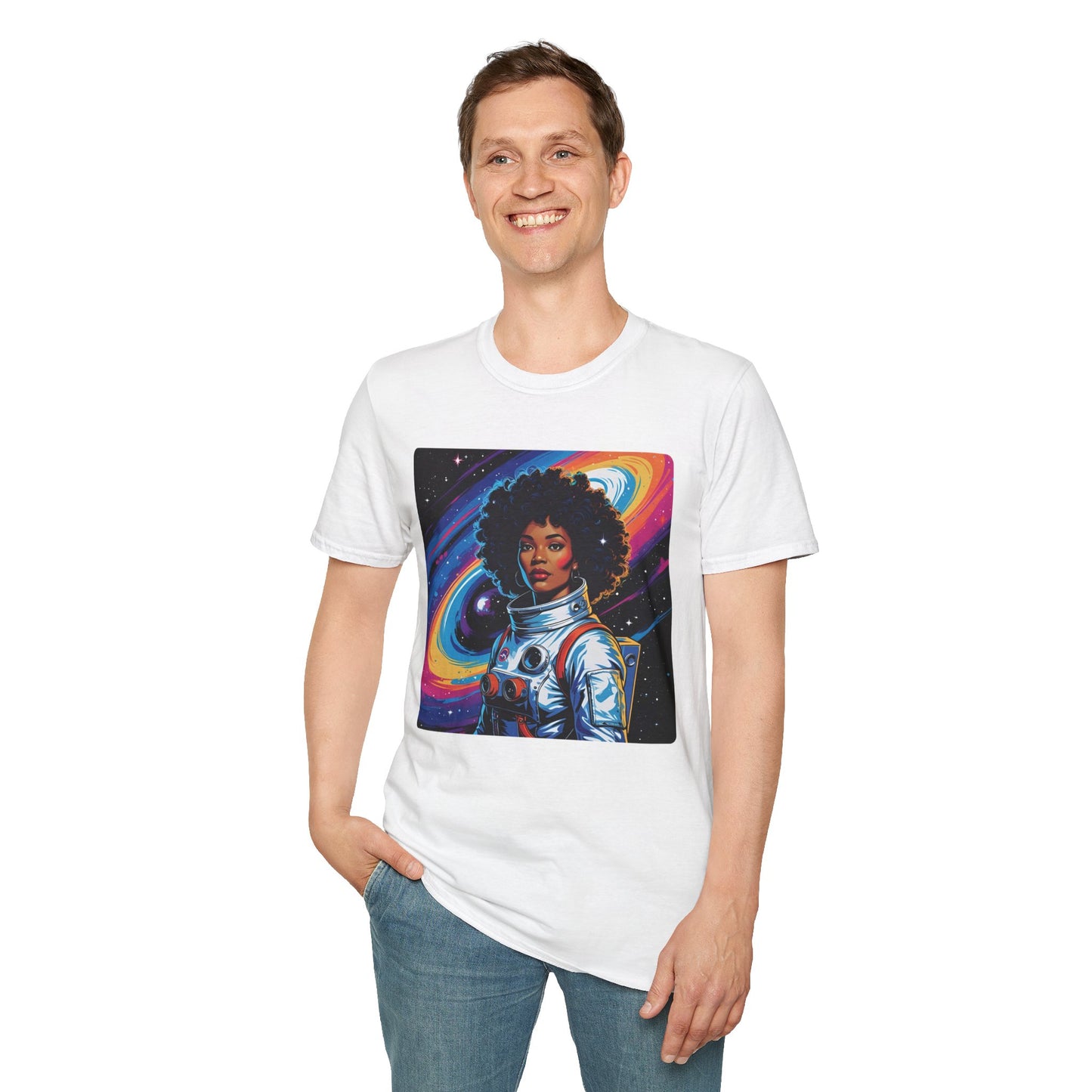 Explore Beyond – Cosmic Graffiti Astronaut Tee