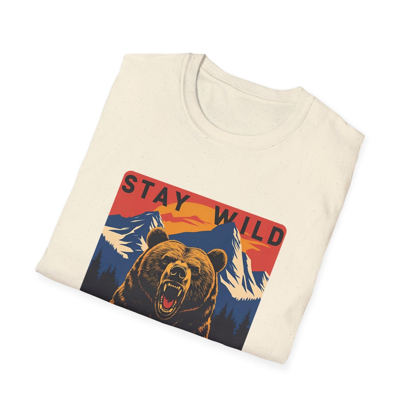 Stay Wild - Bear Graphic T-Shirt