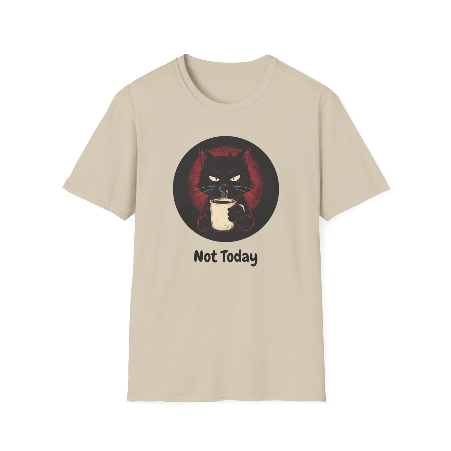 Not Today Cat T-Shirt - Grumpy Cat with Attitude