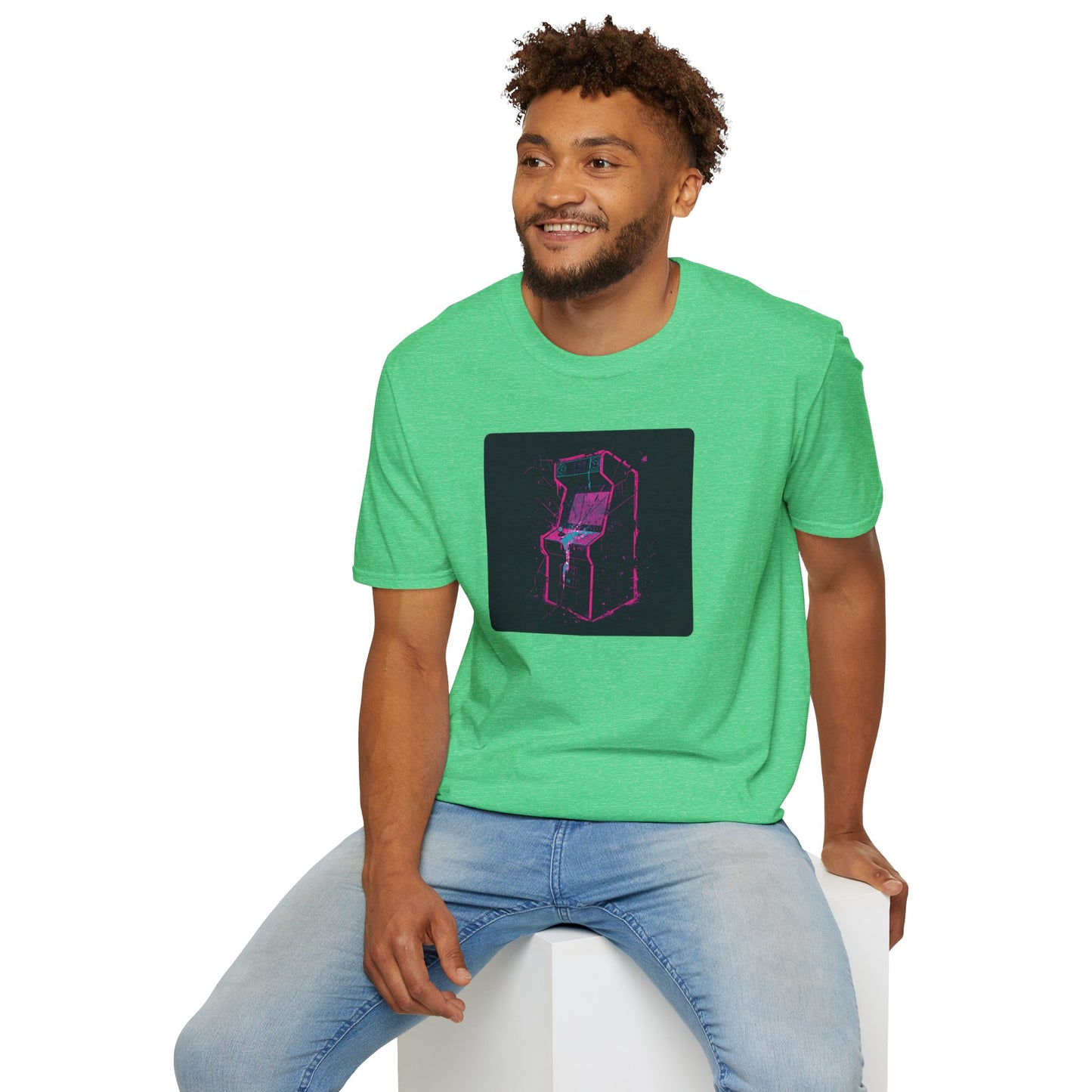 Insert Coin to Continue” — Retro Arcade Machine T-Shirt