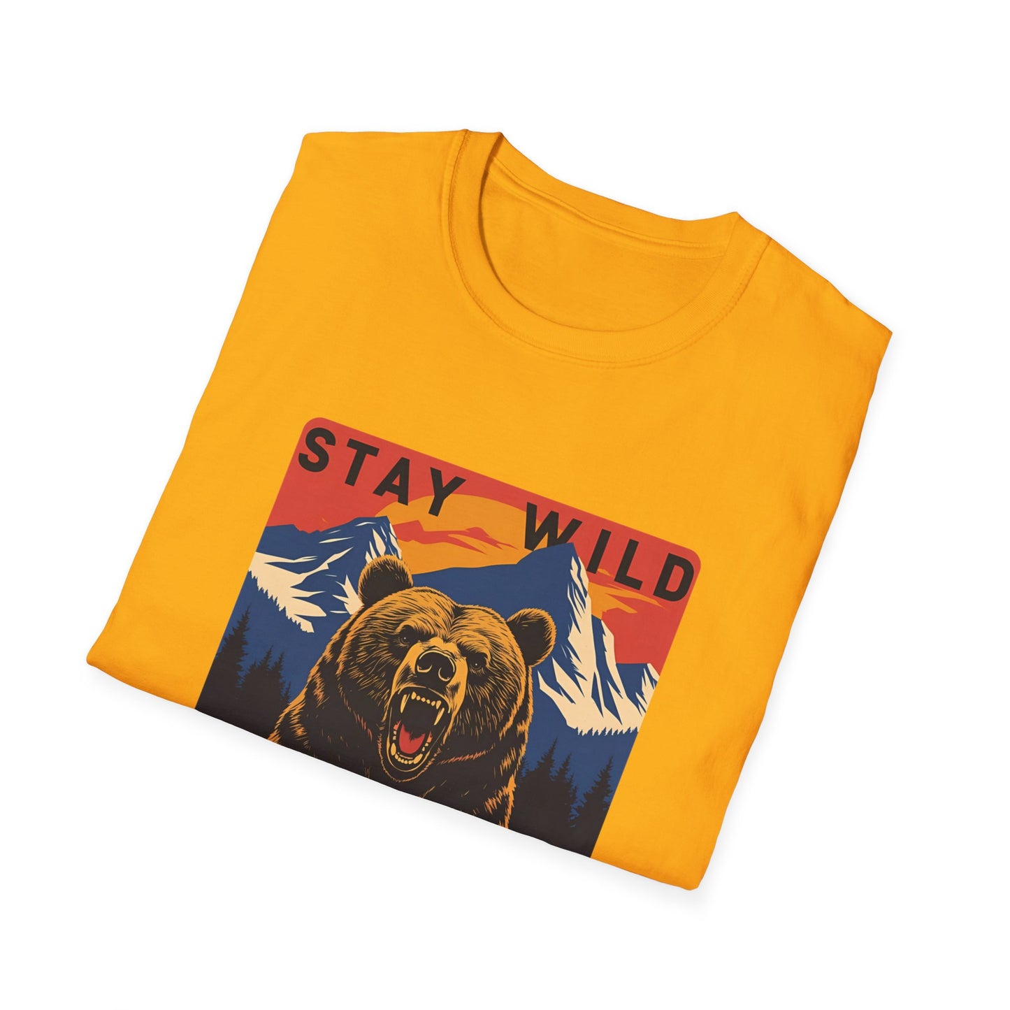 Stay Wild - Bear Graphic T-Shirt