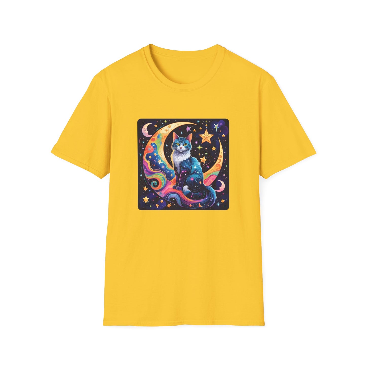 Psychedelic Moon Cat T-Shirt
