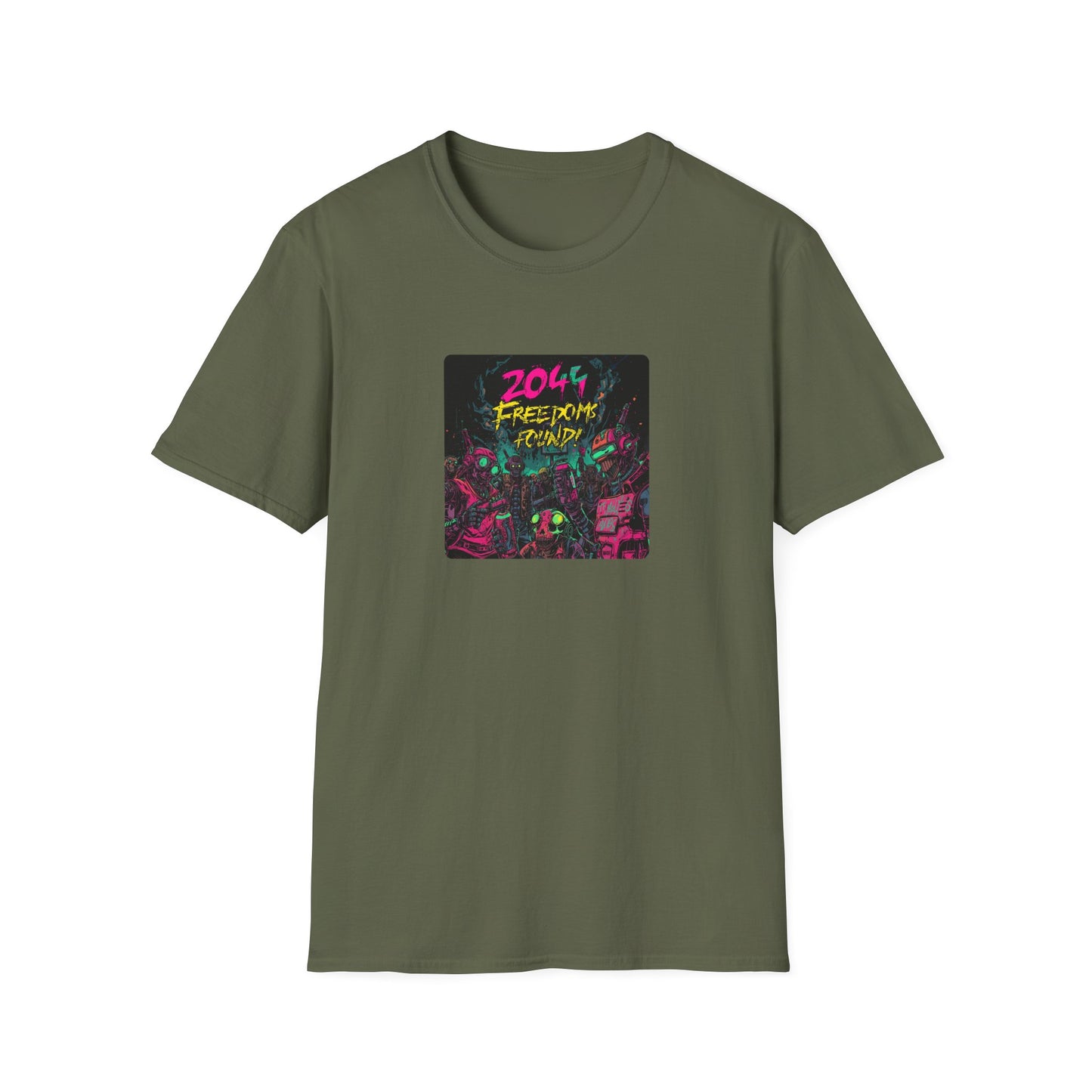 2044 Freedom Found - Cyberpunk T-Shirt