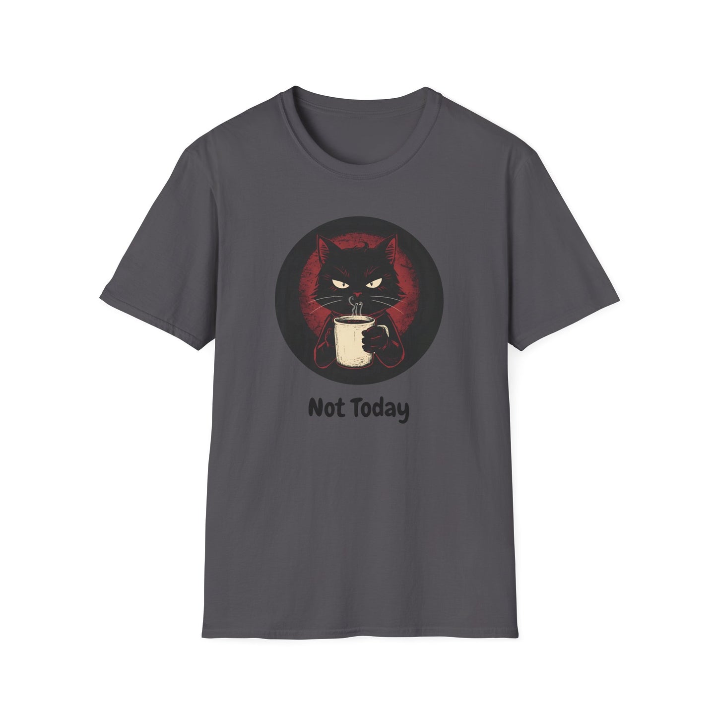 Not Today Cat T-Shirt - Grumpy Cat with Attitude