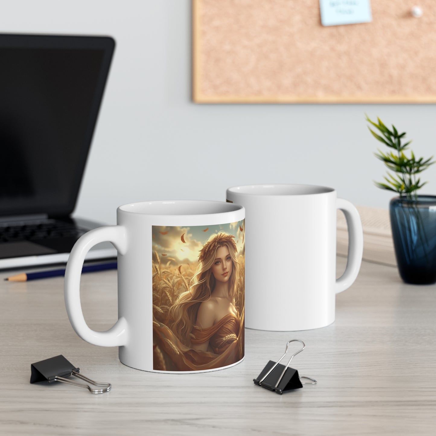 Demeter - Earth Mother Reborn Mug - front and back view