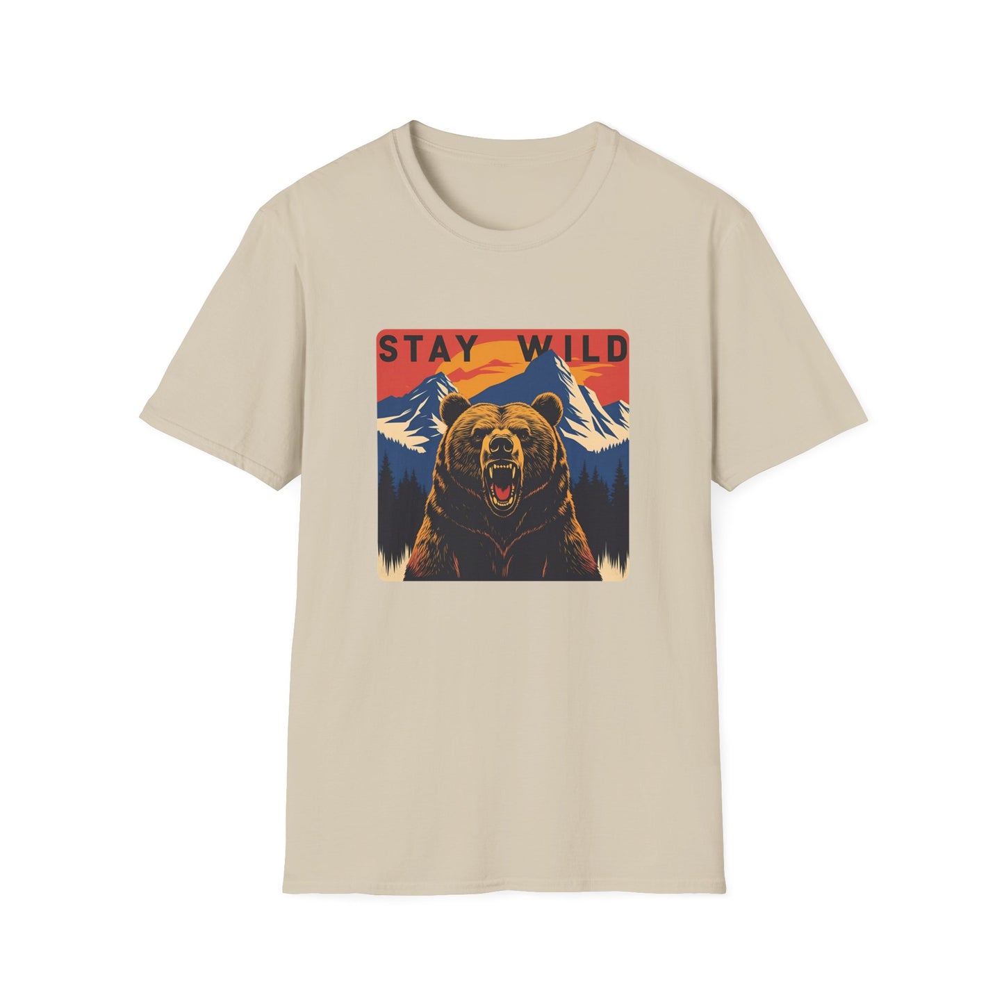 Stay Wild - Bear Graphic T-Shirt
