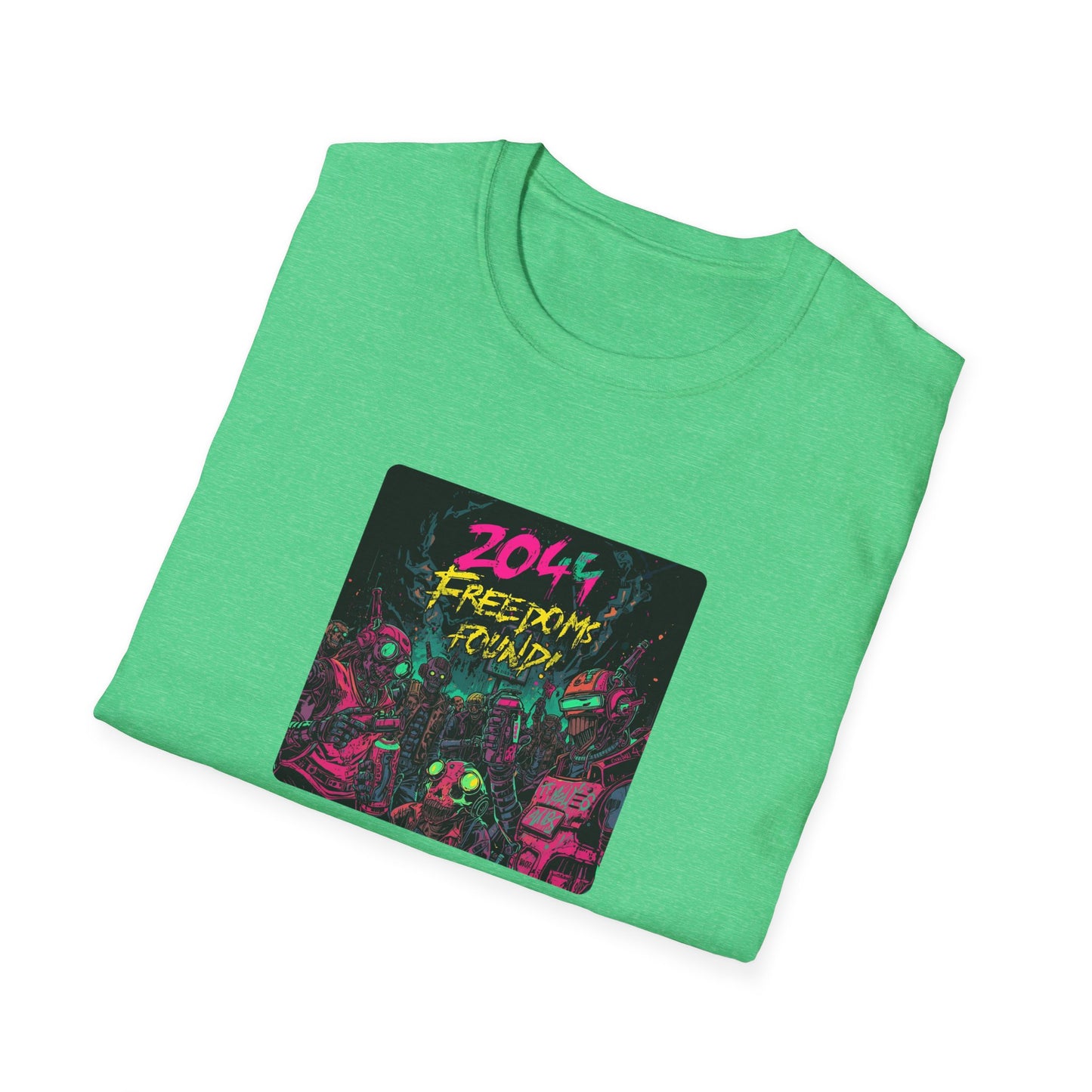 2044 Freedom Found - Cyberpunk T-Shirt