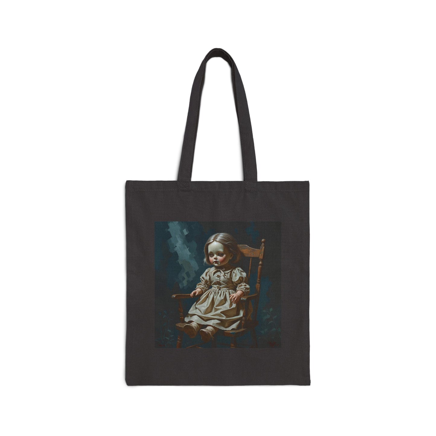 Willow - The Still One Spooky Doll Tote Bag in Black