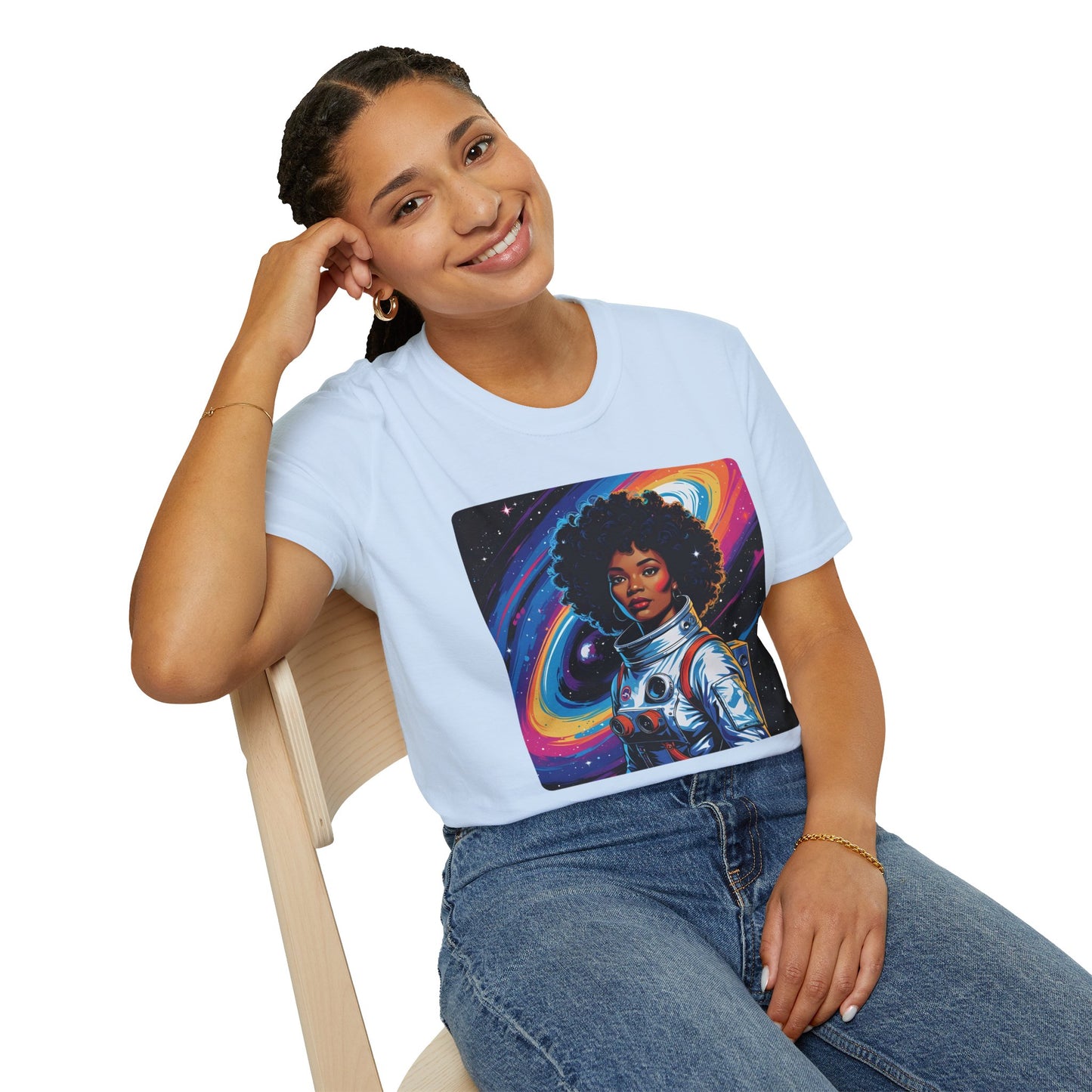 Explore Beyond – Cosmic Graffiti Astronaut Tee