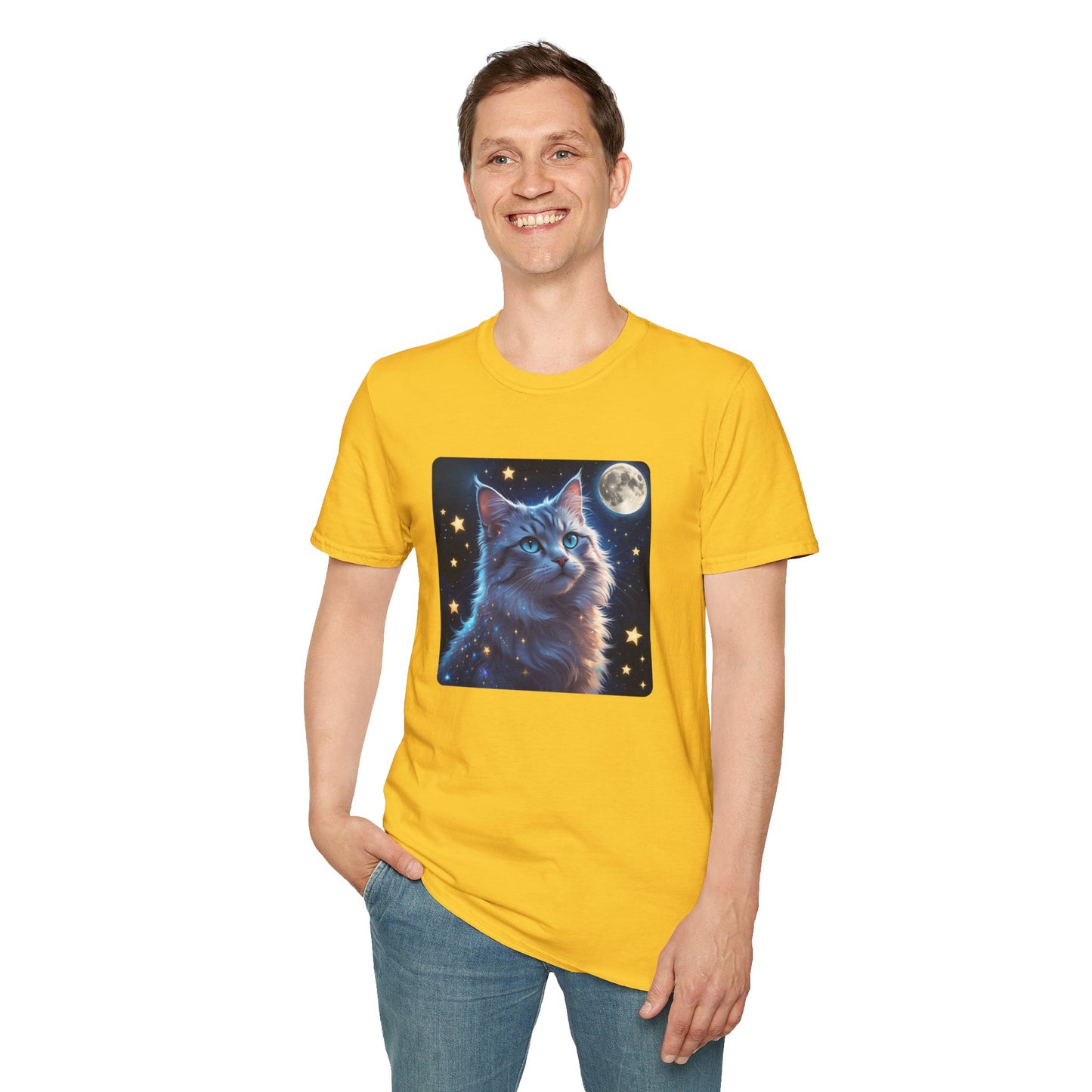 Celestial Cat Dreams T-Shirt