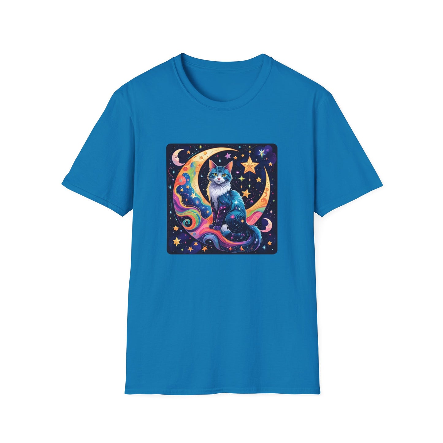 Psychedelic Moon Cat T-Shirt