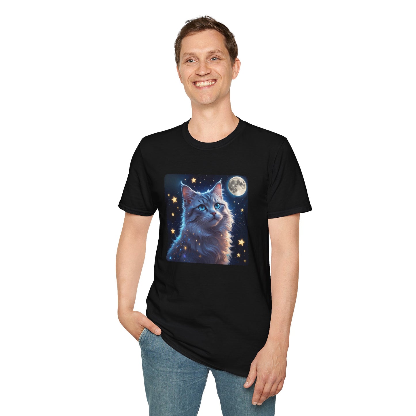 Celestial Cat Dreams T-Shirt
