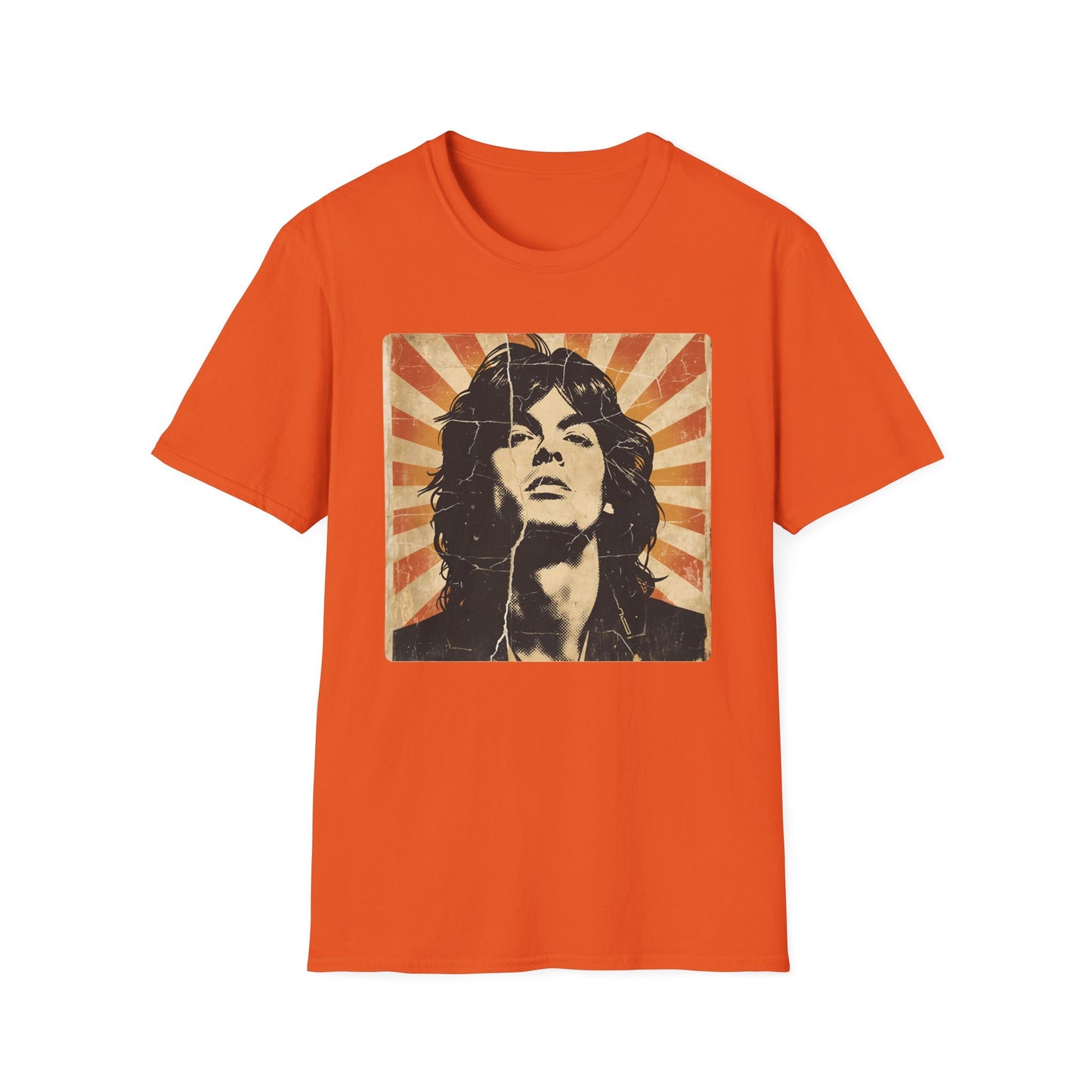 Vintage Rock Legend T-Shirt — Retro Music Icon Headshot Tee