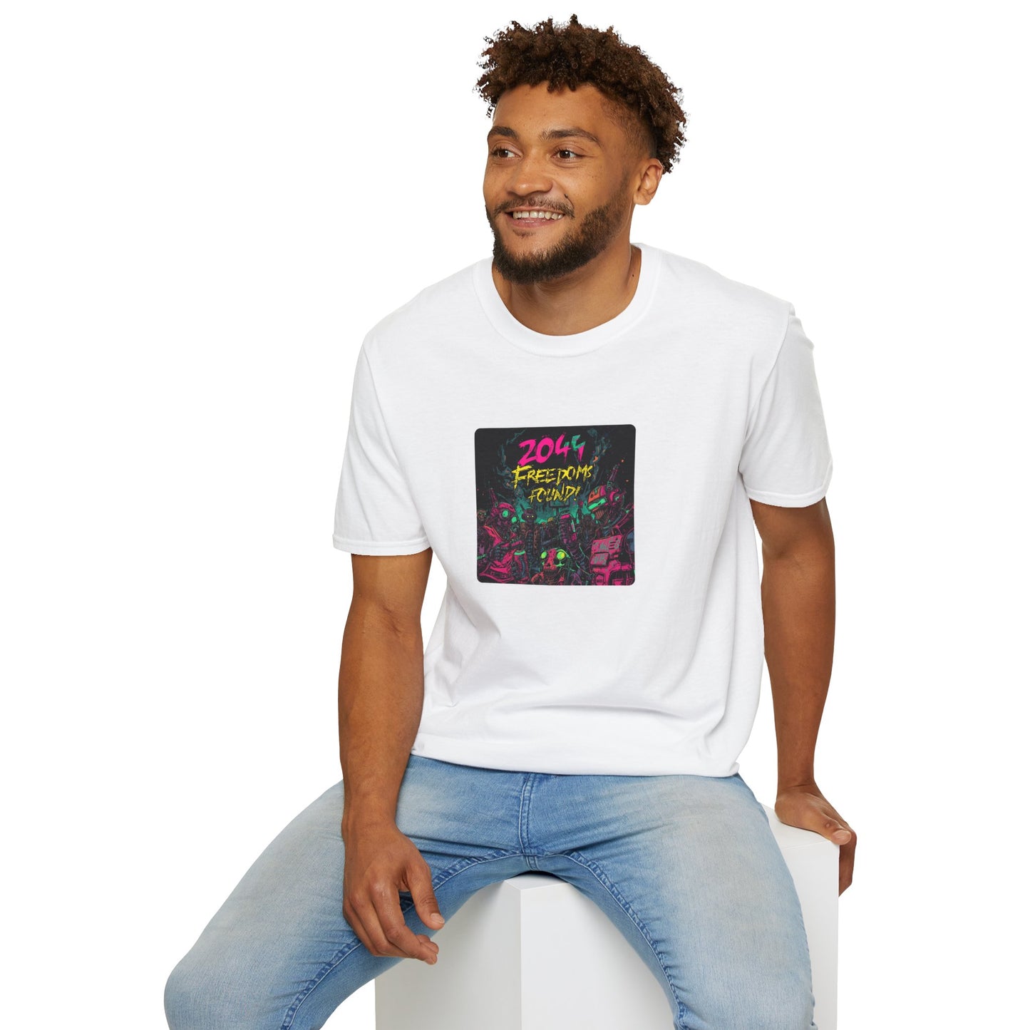 2044 Freedom Found - Cyberpunk T-Shirt