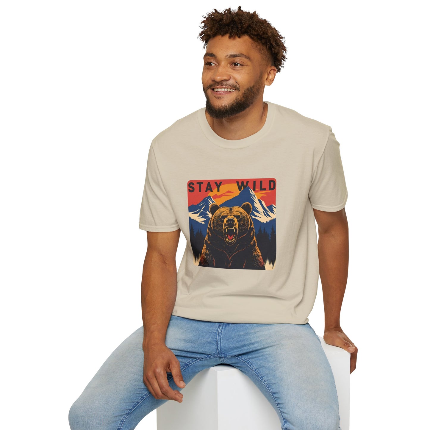 Stay Wild - Bear Graphic T-Shirt
